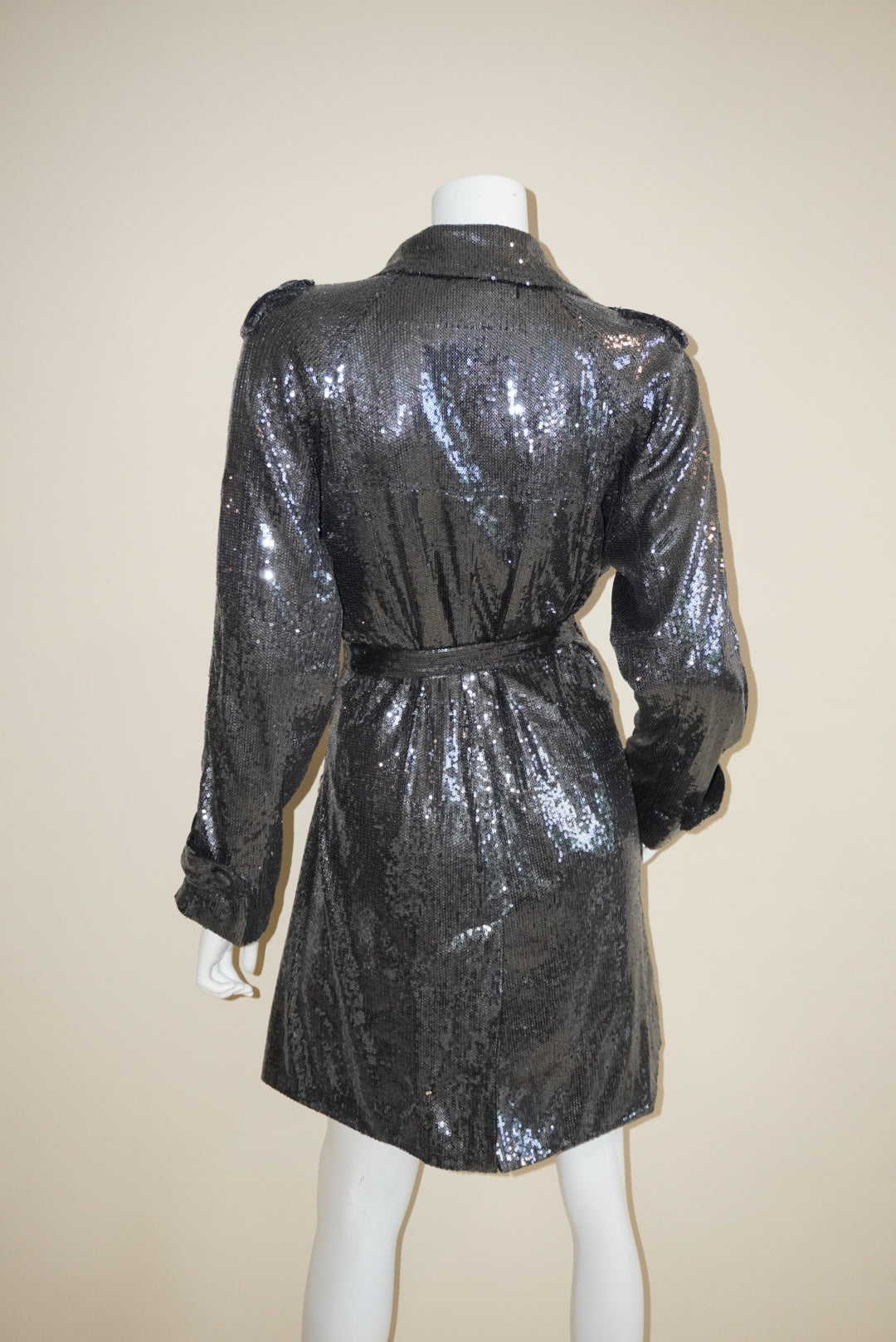 INC Grey Sequin Blazer Belted Dress NWT - Size XL