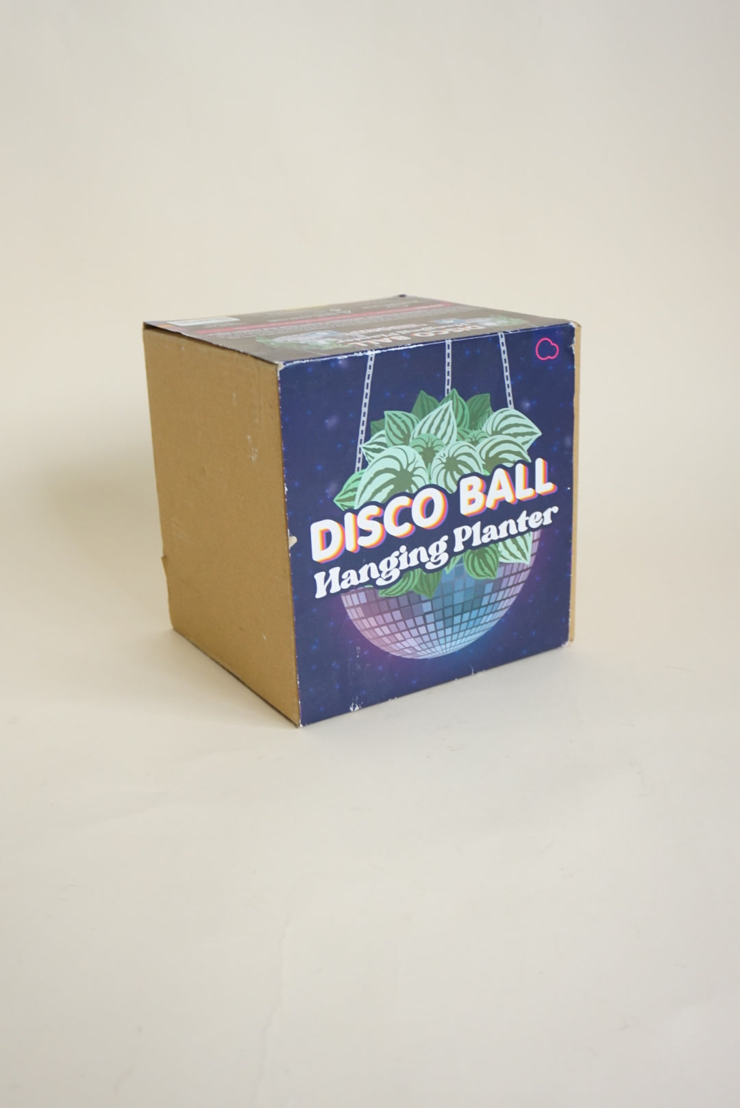 Disco Ball Hanging Planter NEW IN BOX