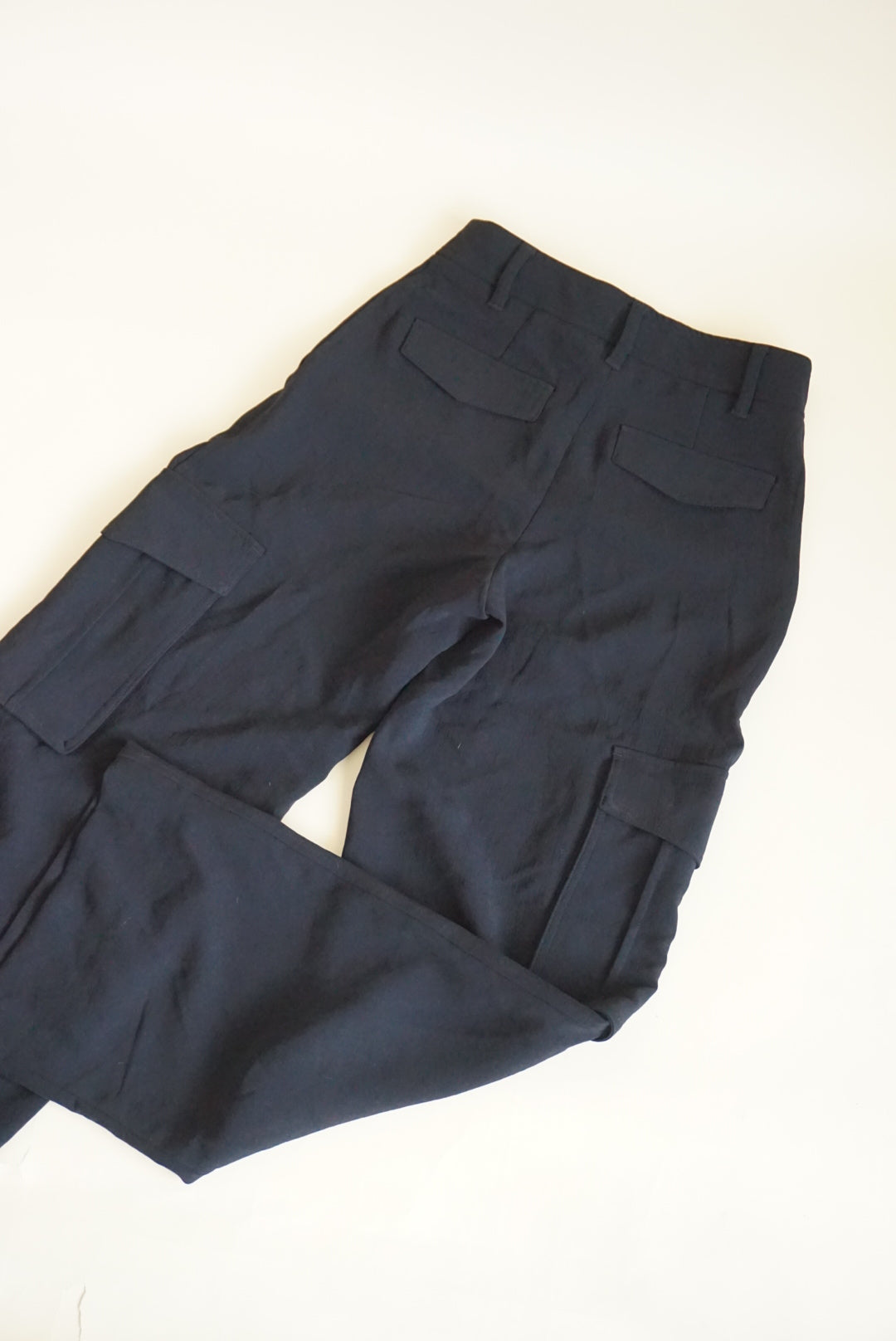 Wilfred Black High Rise Utility Cargo Pants - Size 0