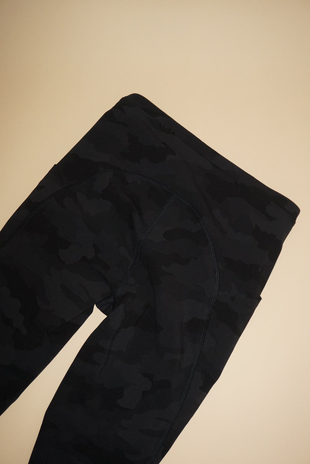 Lululemon Black/Grey Camouflage Pocket Leggings