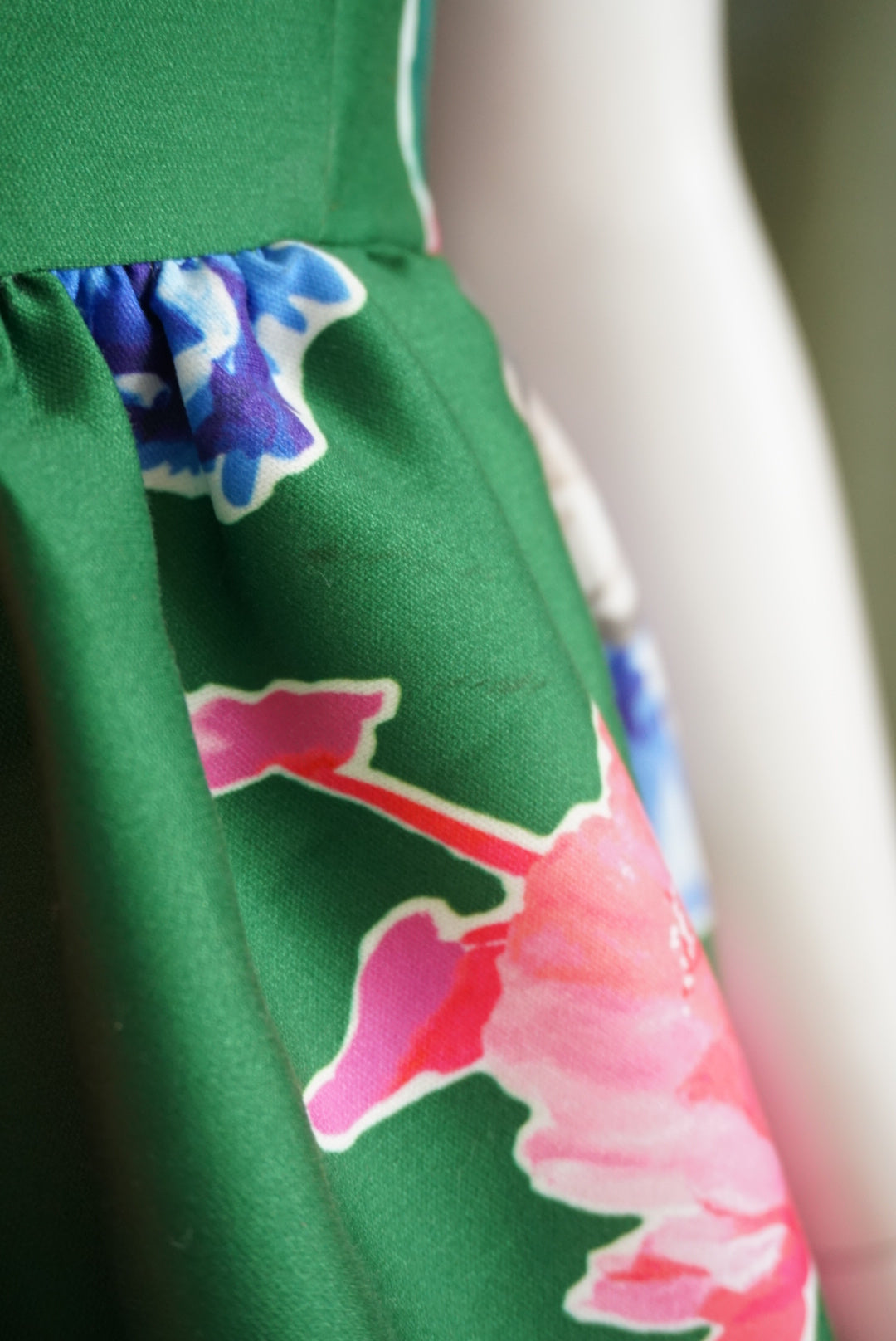 Kate Spade Stelli Fit & Flare Mini Green Floral Party Cocktail Dress - Size 8