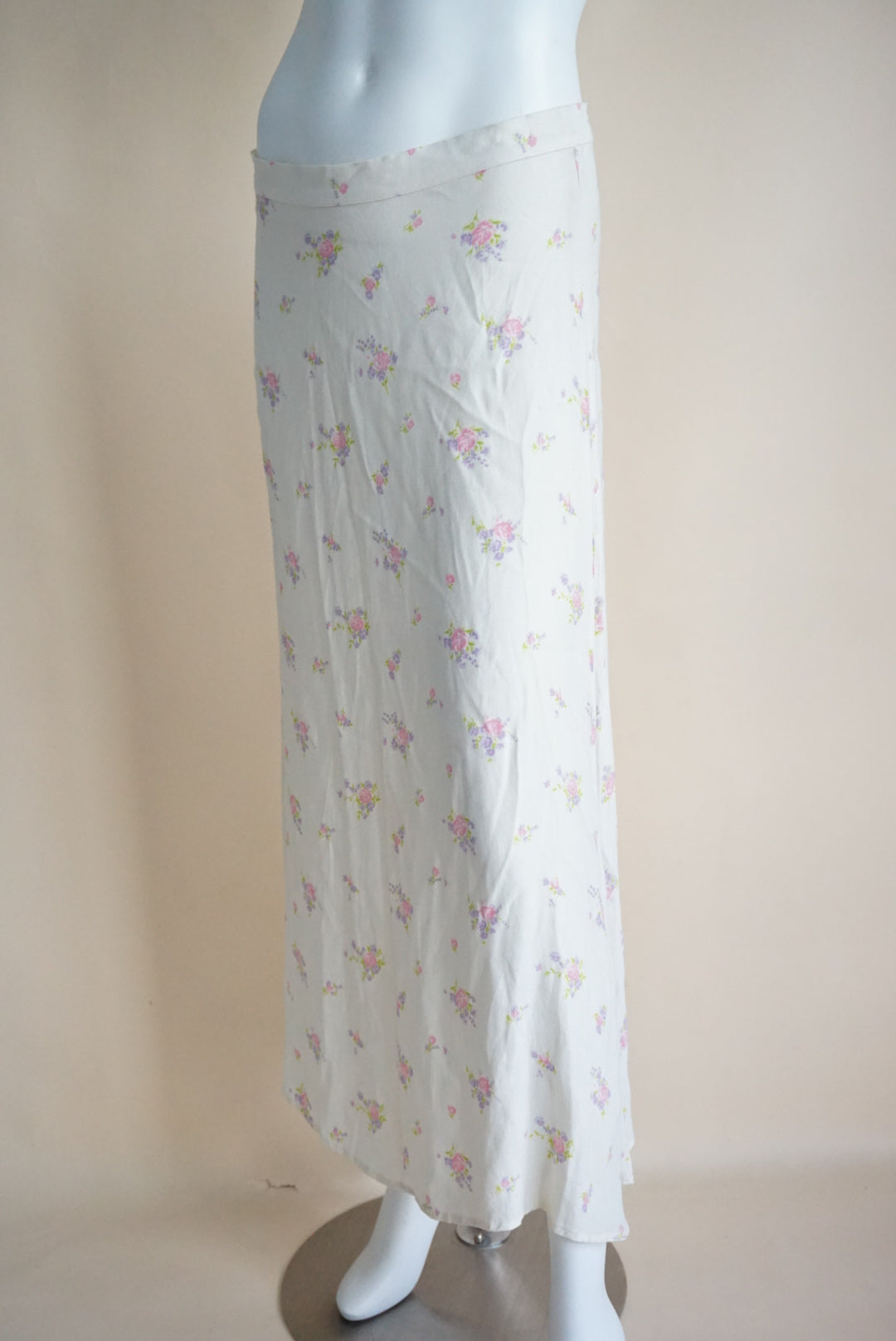 Reformation Floral Creme Maxi Skirt - Size 8