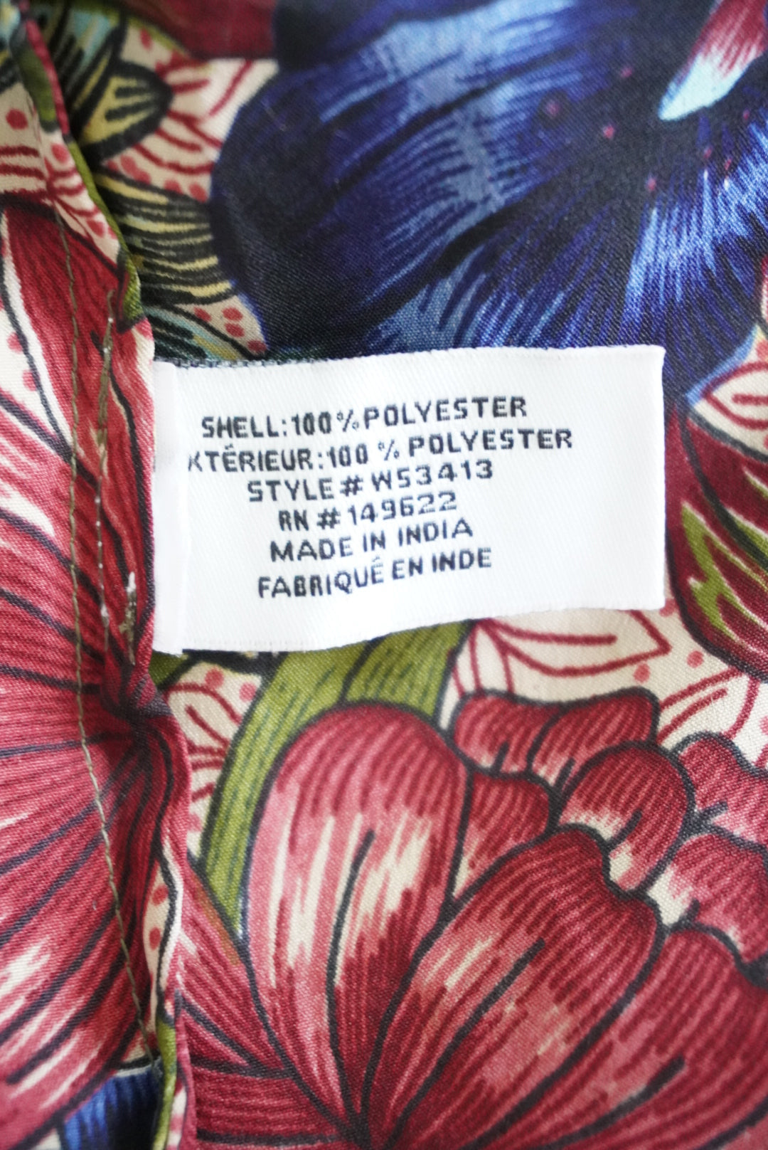 Walter Baker Floral Royal Garden Vanessa Blouse NWT - SIze XS