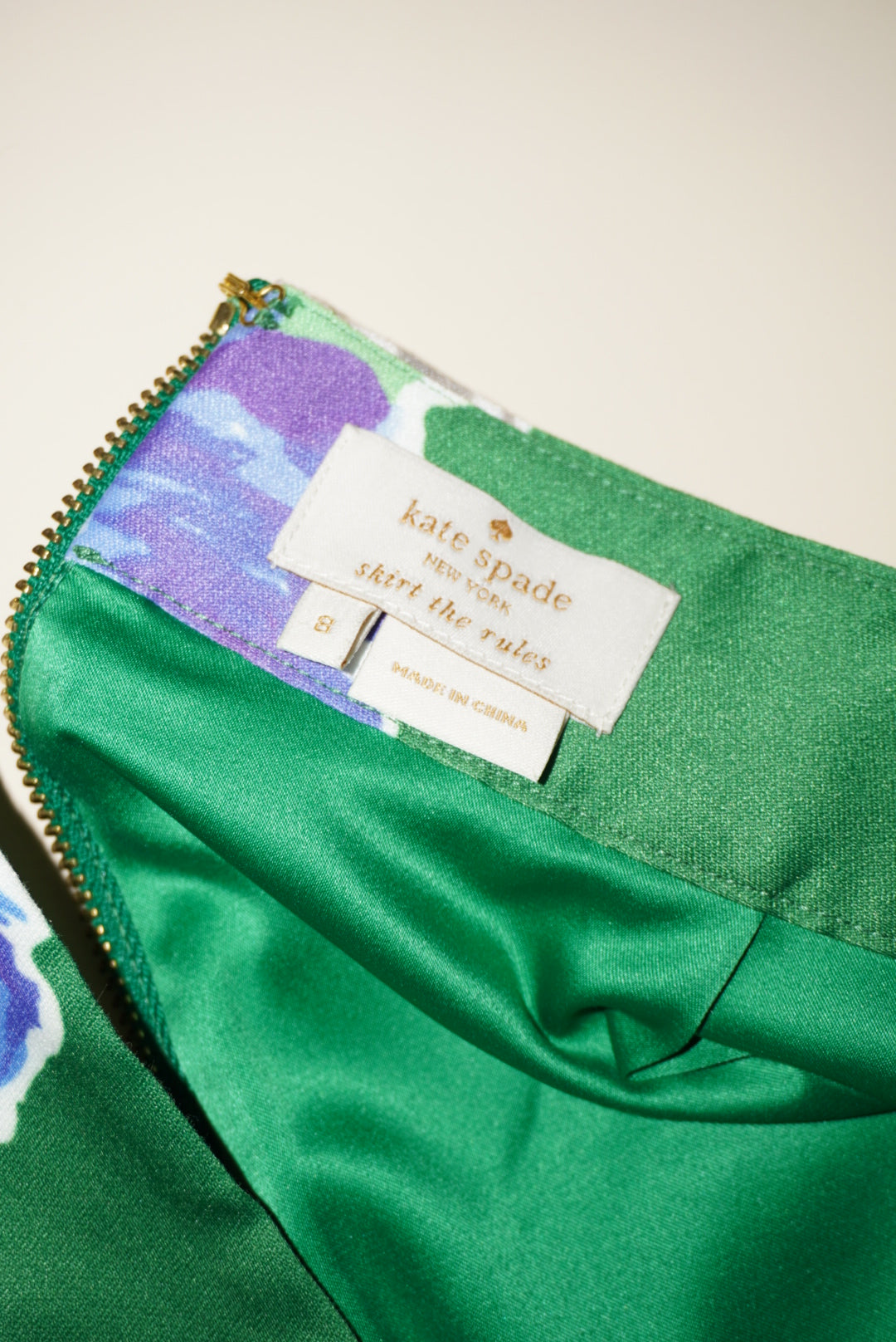 Kate Spade Green Blooms Marit Pencil Skirt - Size 8