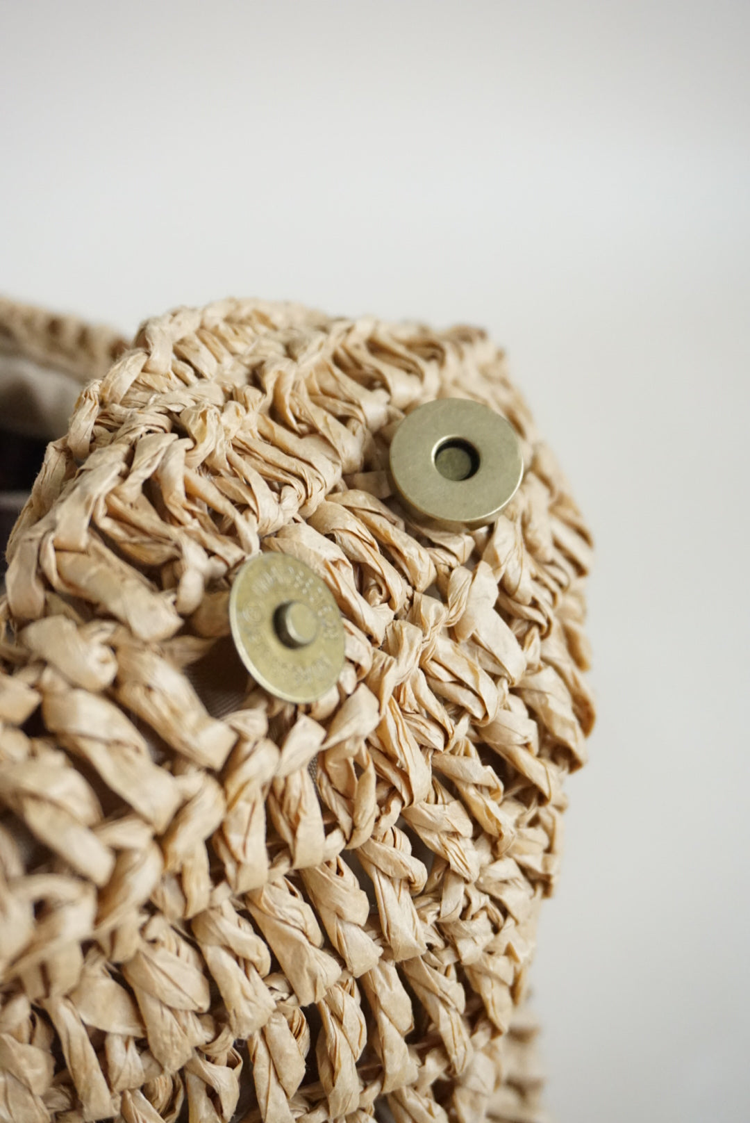 Anncla Square Palmilla Raffia Wooden Handle Tote Beach Bag