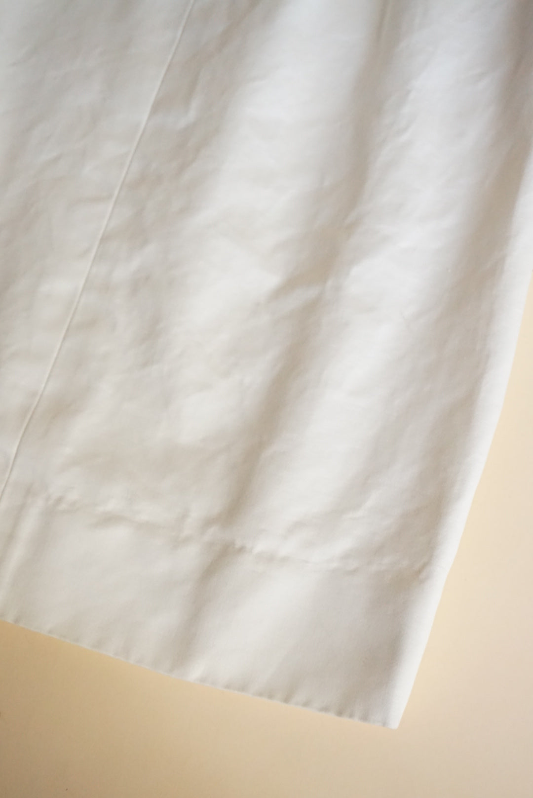 Vintage Yves Saint Laurent Rive Gauche White Pencil Pocket Skirt - Size 38