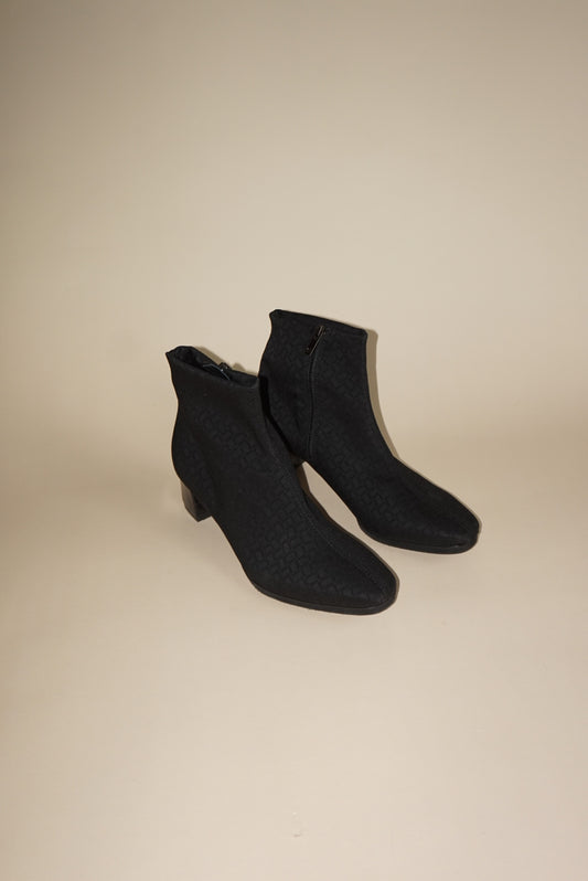 Peter Kaiser Black Osara Booties - Size 5.5
