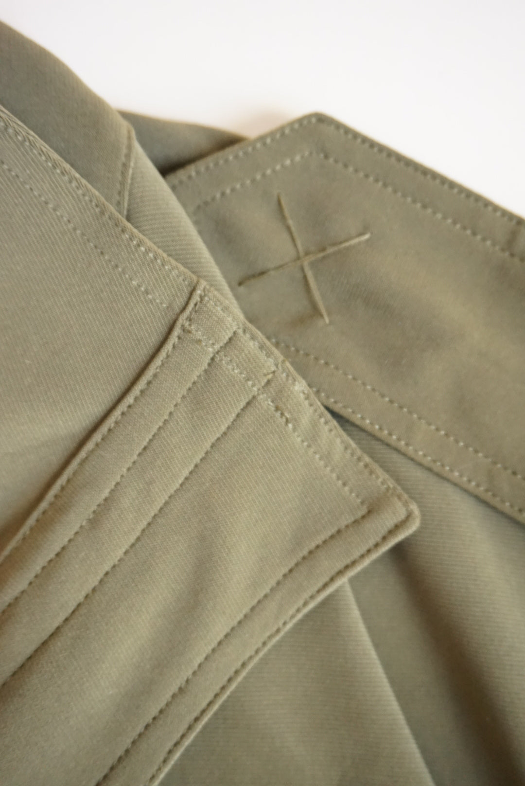 Norma Kamali Olive Green Utility Cargo Lycra Jumpsuit - Size Large