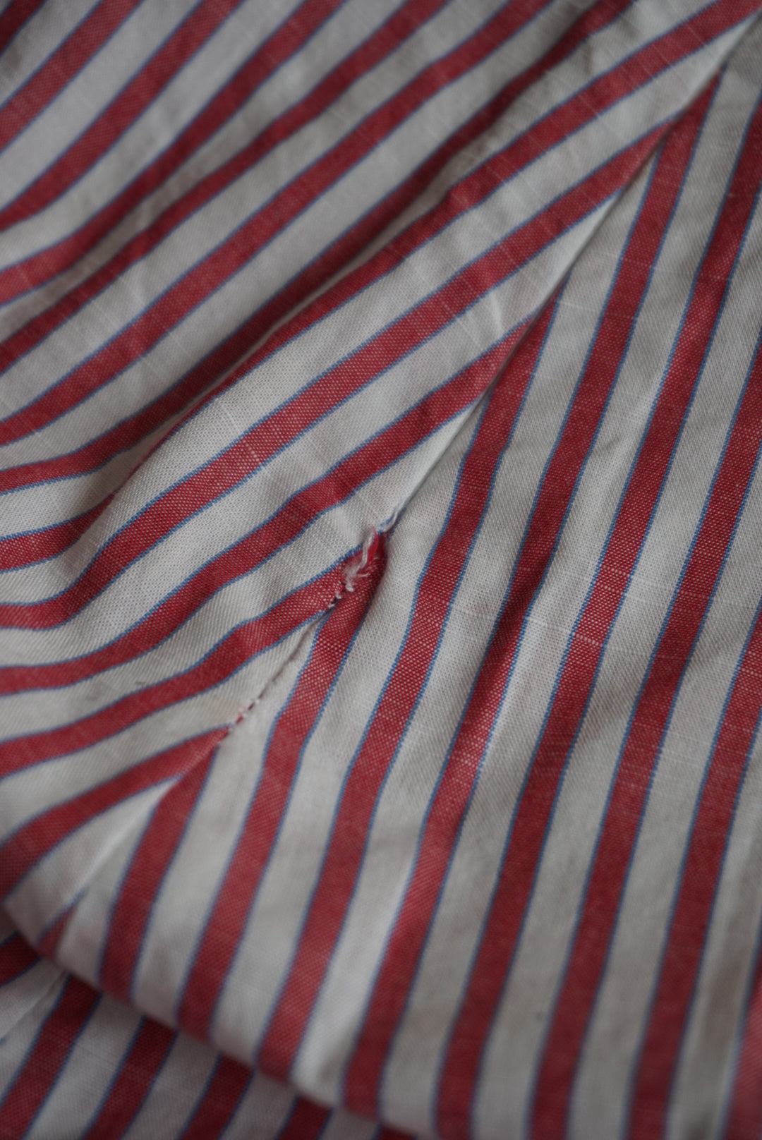 "Maria De La Orden" Pinstripe Flare Cotton Pants - Size Small