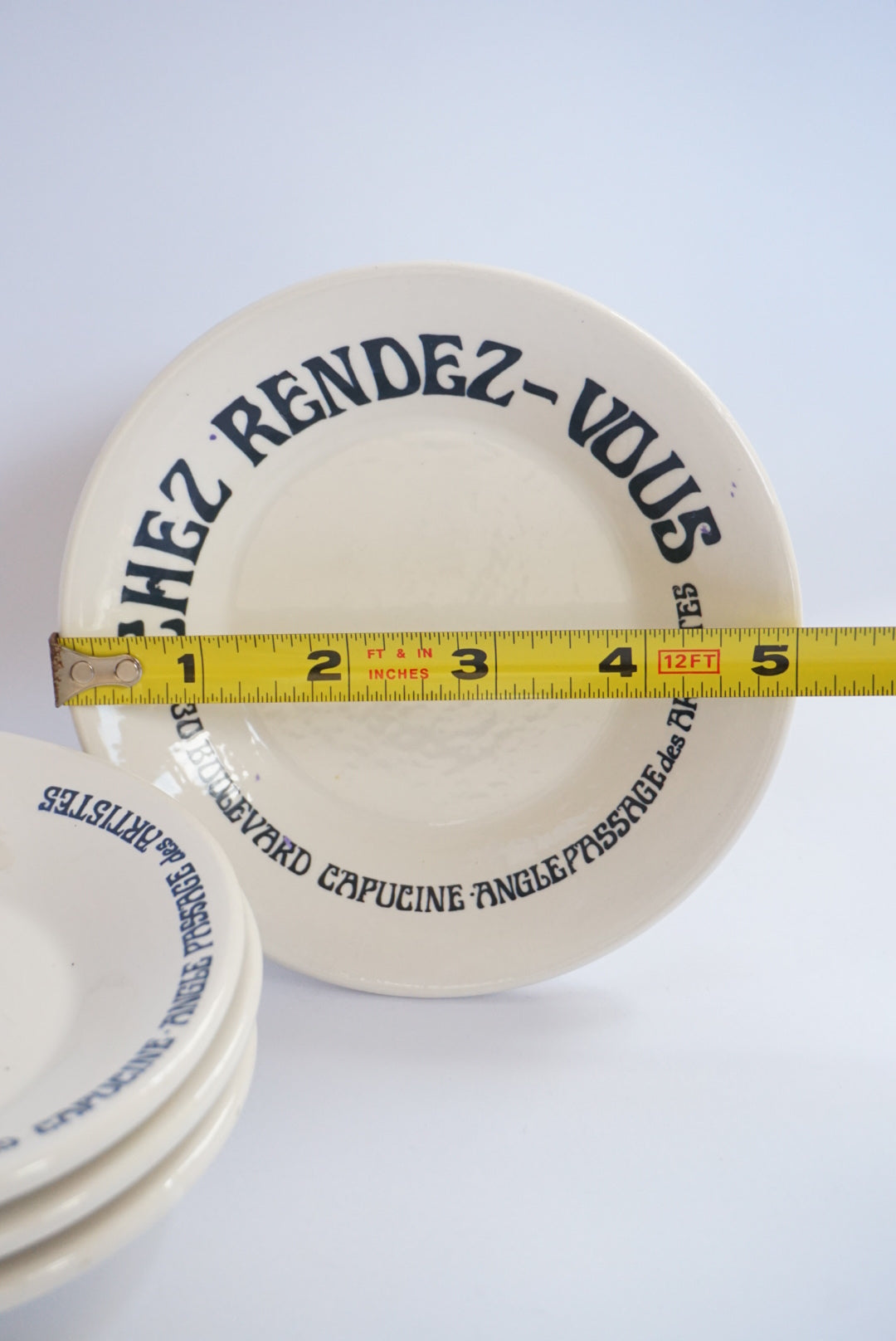 Vtg Howard Kaplan Sigma Chez Rendez - Vous Small Saucer Dish - Set of 4