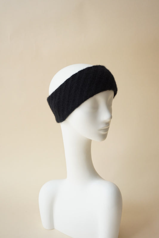 Halogen Cashmere Black Headband - Size OS