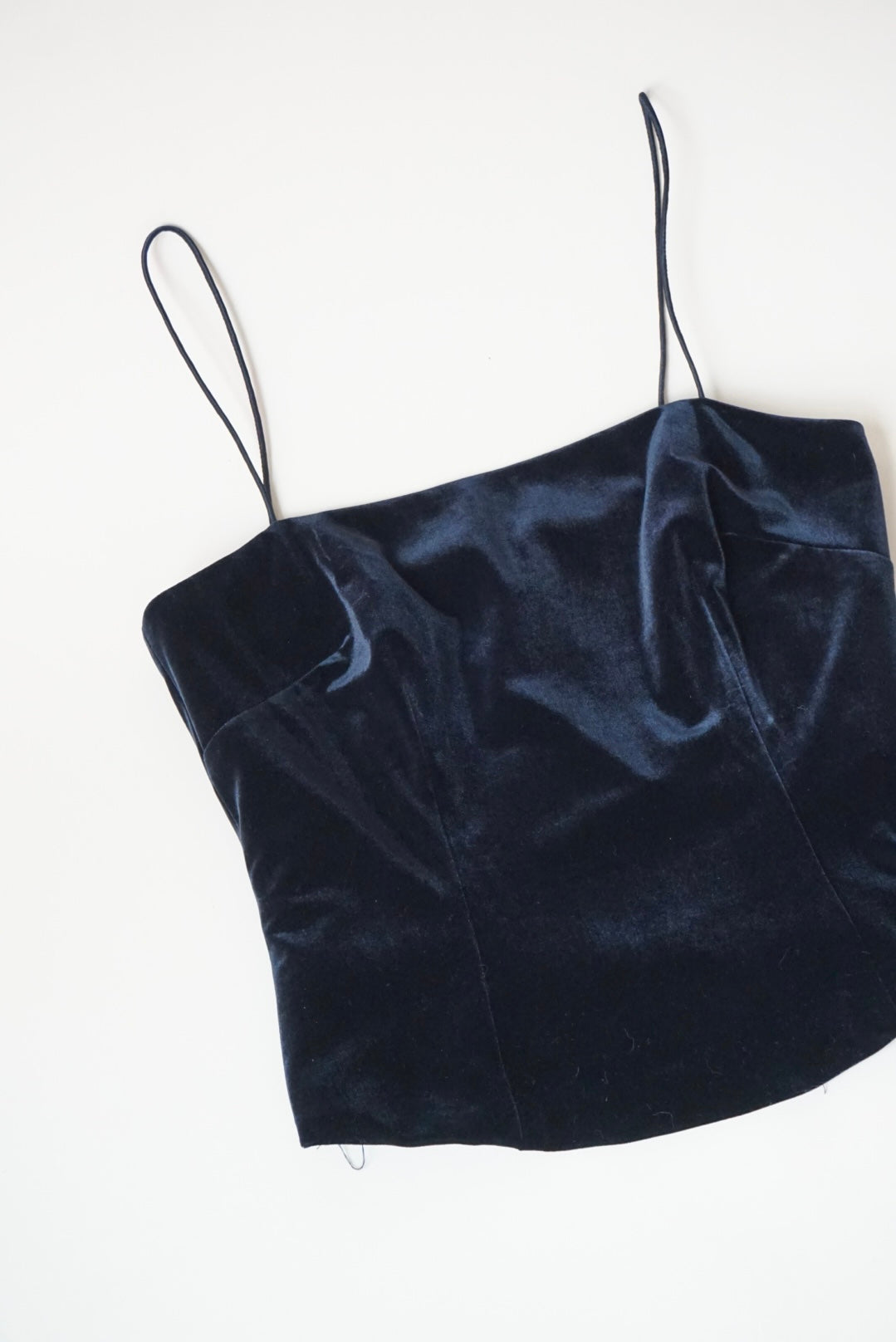 Donna Morgan Velvet Corset Top - Size 6