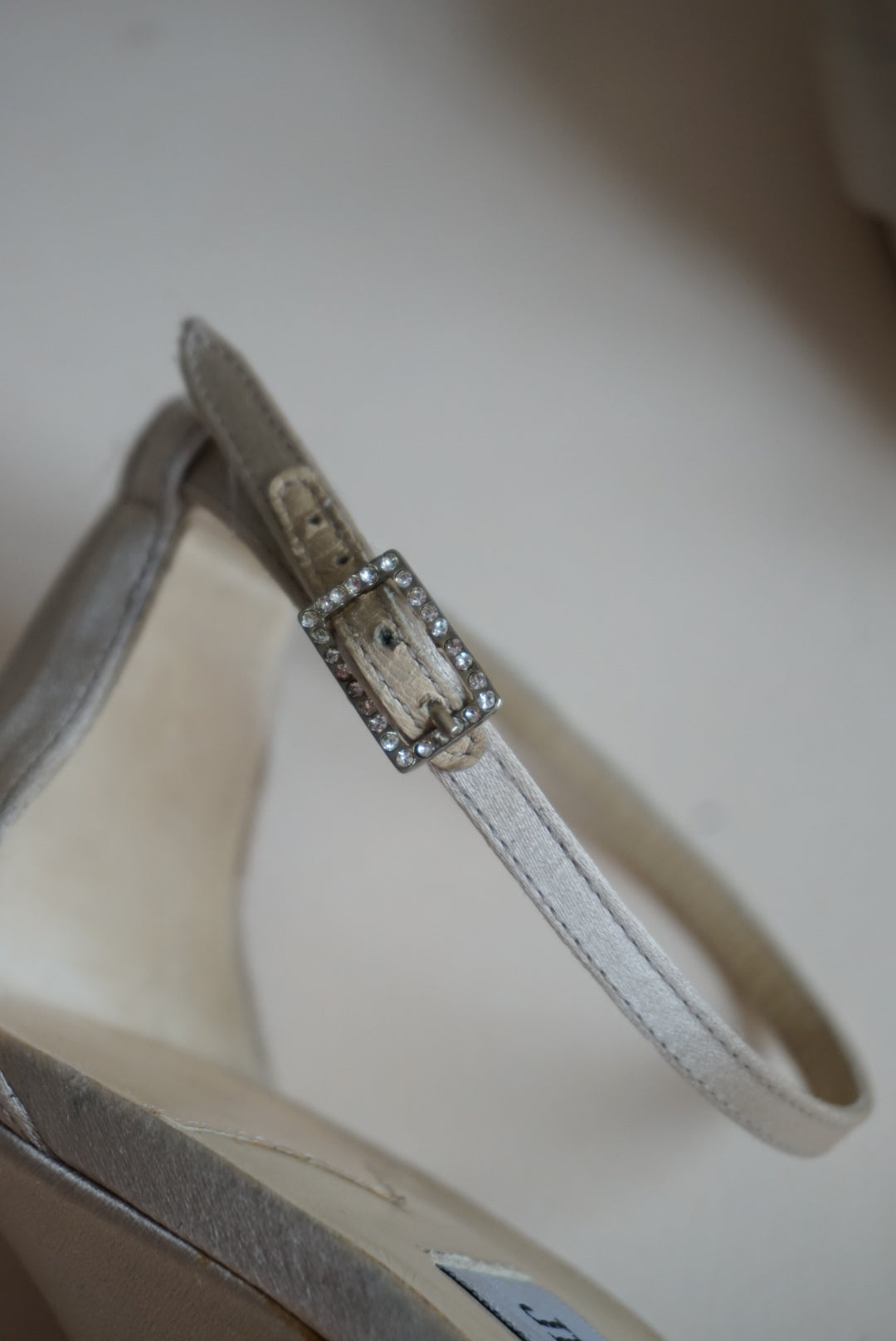 Jimmy Choo Satin Heels - Size 38