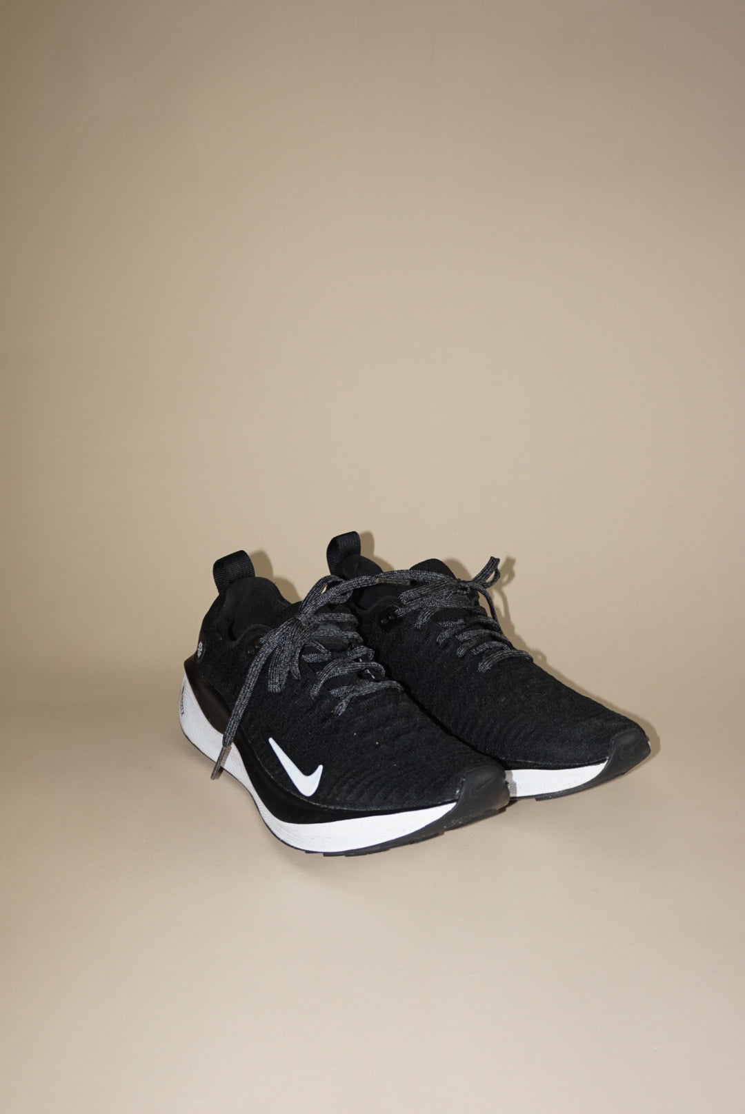 Nike ReactX Infinity Run 4 Black Sneakers - Size 7