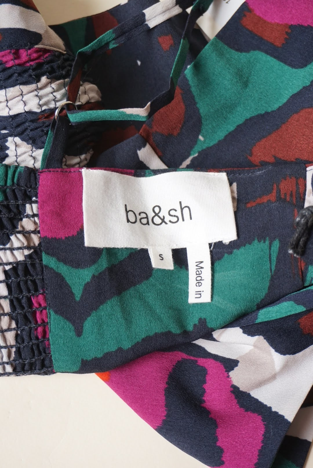 Ba&sh floral cropped “pila” top NWT - Size Small