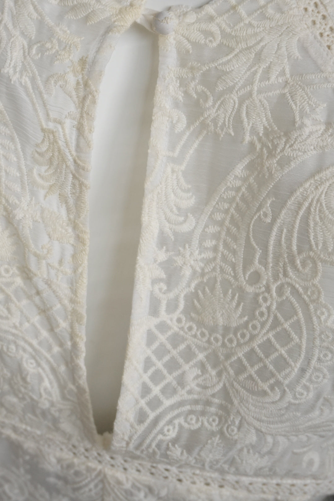 Dolce Vita White/Ivory Lace Mini Cocktail Dress - Size Medium