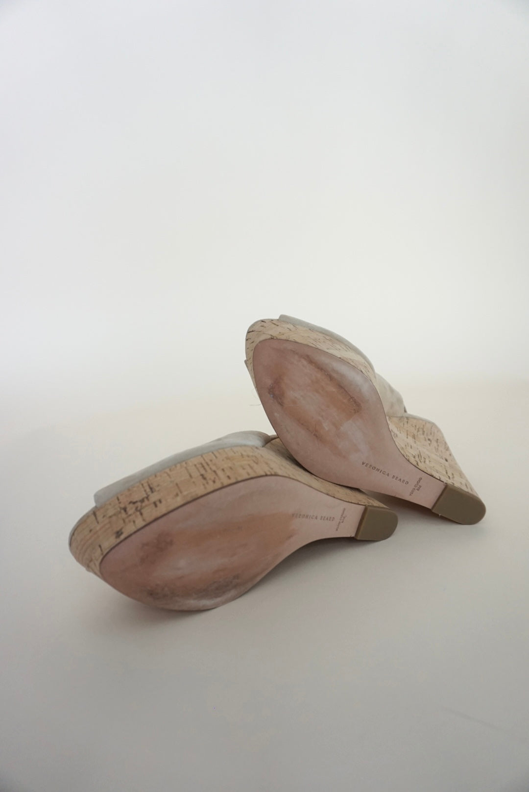 “Veronica Beard” Suede Peep Toe Slingback “Dali” NWOT Wedges - Size 8