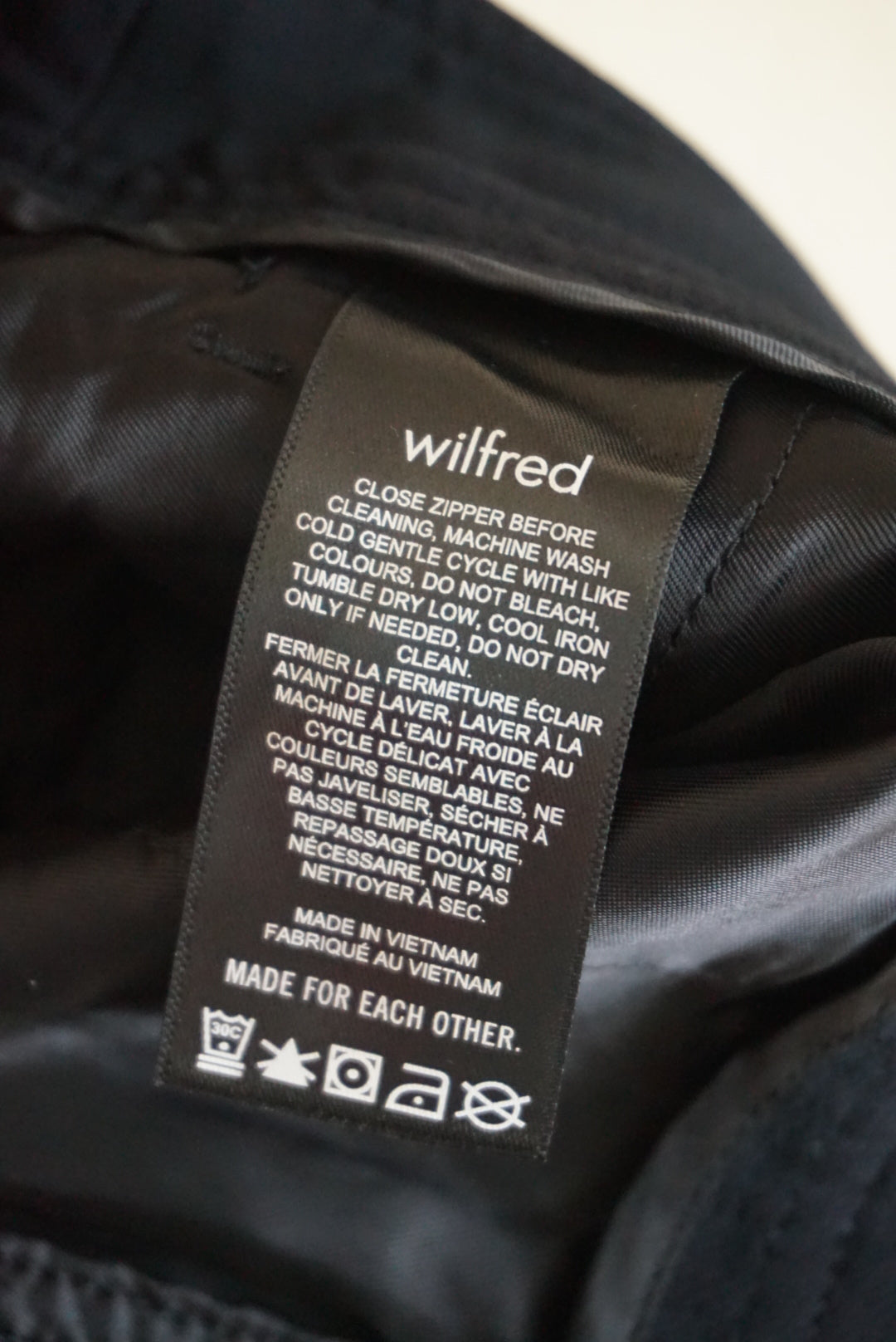 Wilfred Black High Rise Utility Cargo Pants - Size 0