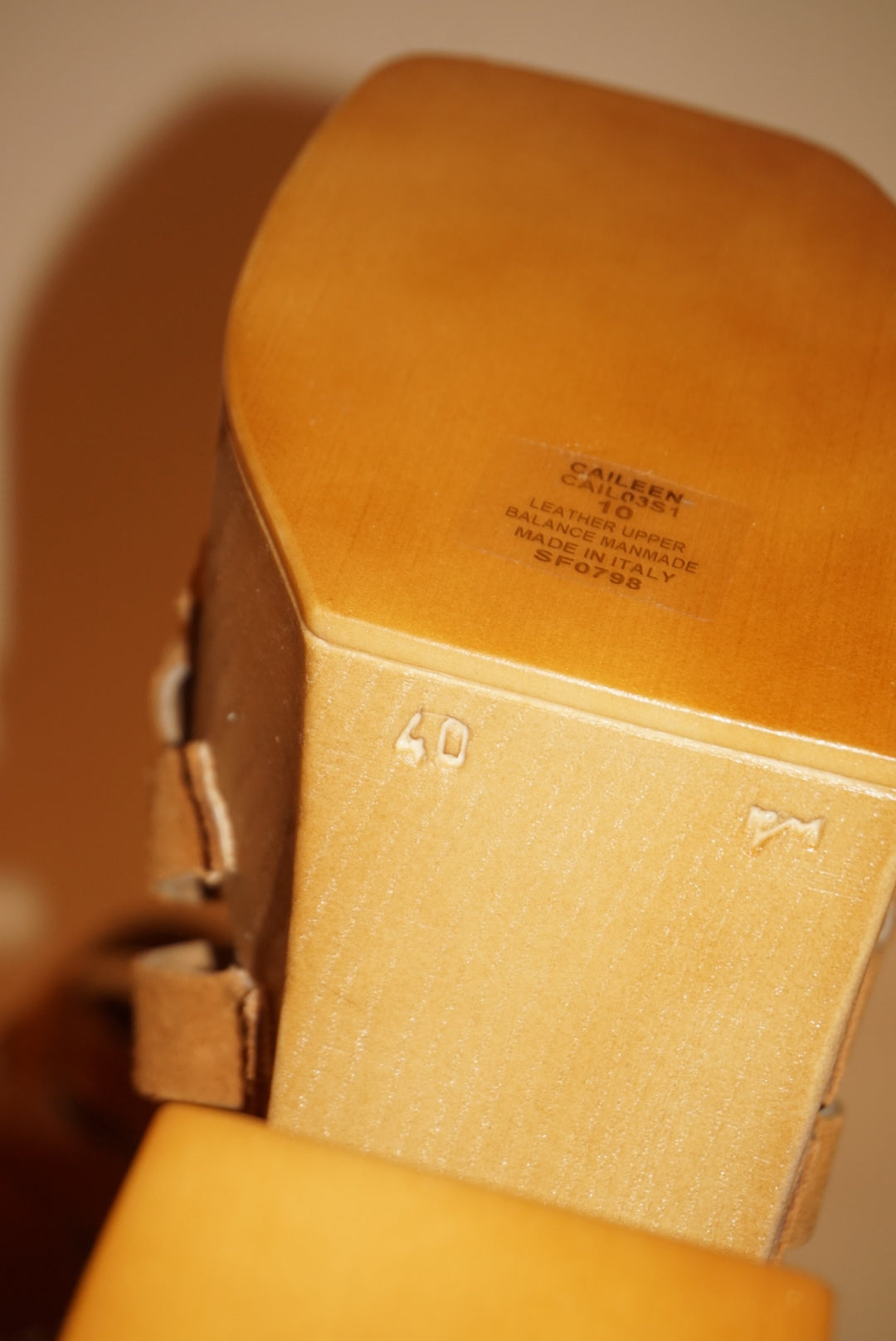 Steve Madden Brown Chunky Leather "Caileen" Block Y2K Heel NWT - Size 10