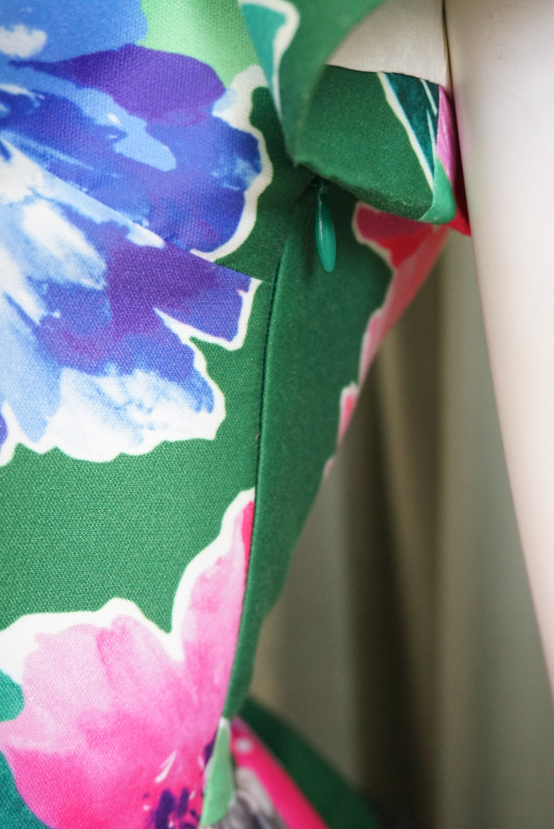 Kate Spade Stelli Fit & Flare Mini Green Floral Party Cocktail Dress - Size 8