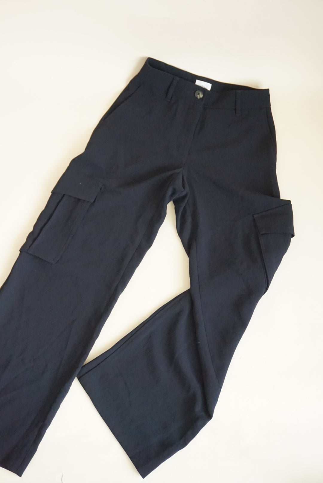 Wilfred Black High Rise Utility Cargo Pants - Size 0