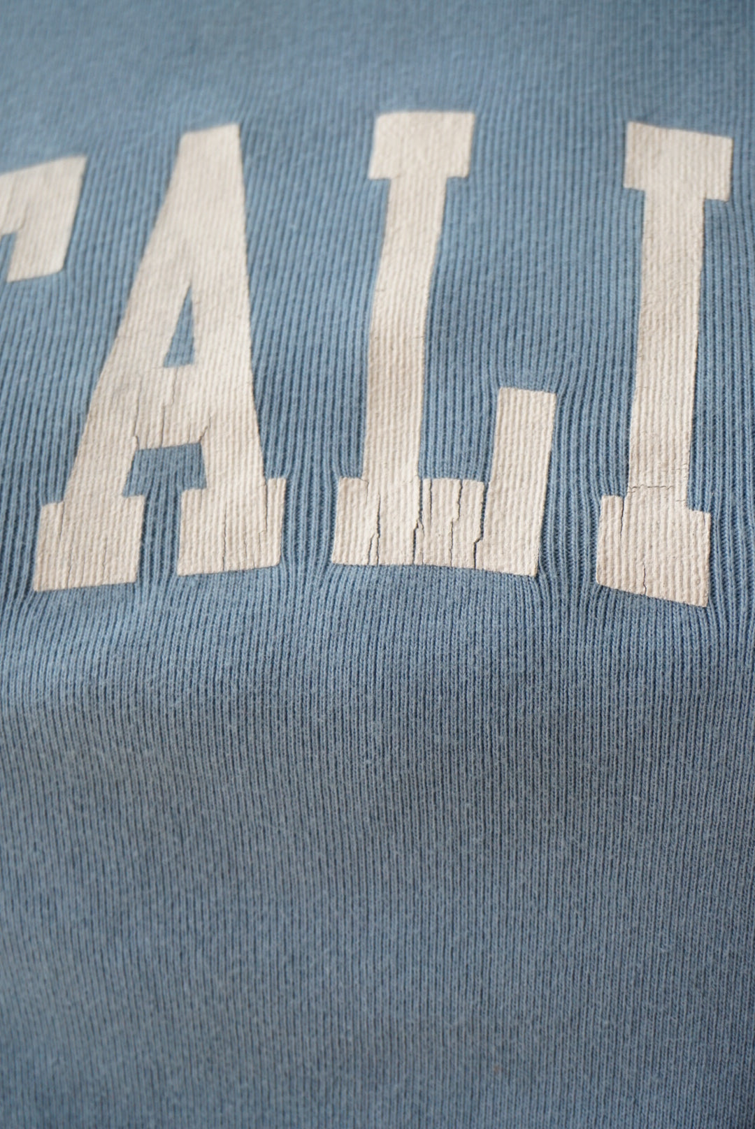 Brandy Melville John Galt Italia Baby Blue Cropped Tee - Size OS