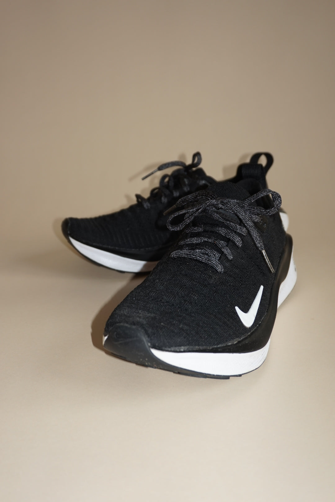 Nike ReactX Infinity Run 4 Black Sneakers - Size 7