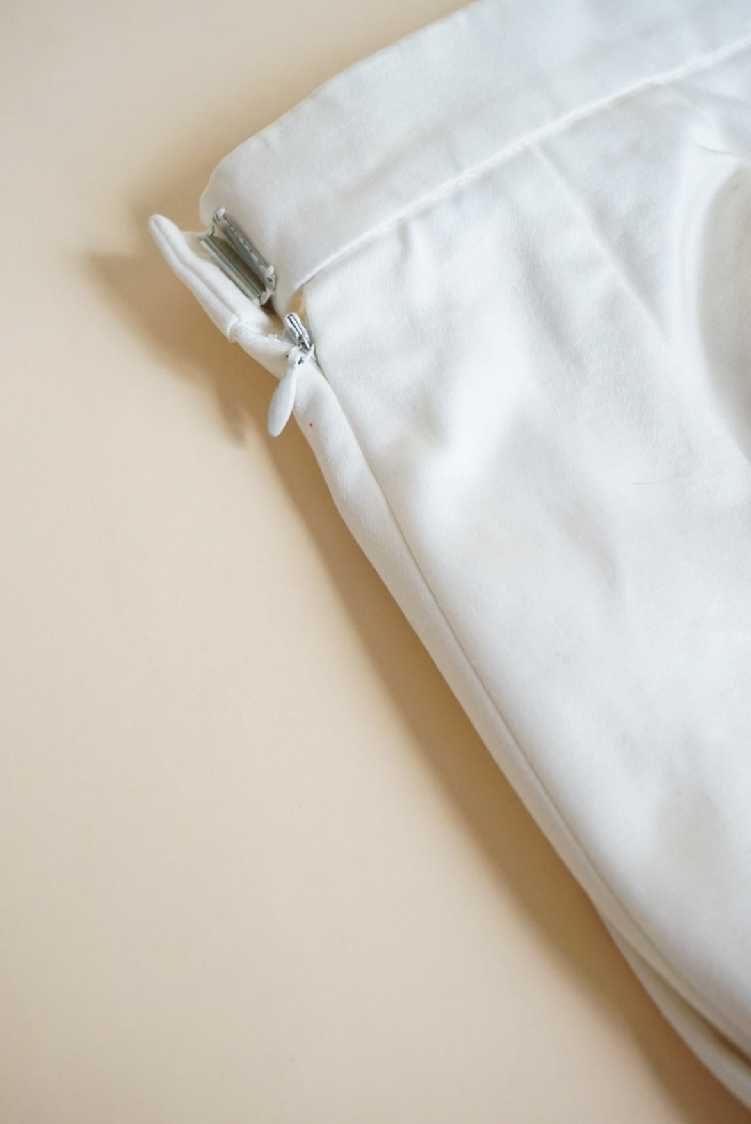 Vintage Yves Saint Laurent Rive Gauche White Pencil Pocket Skirt - Size 38