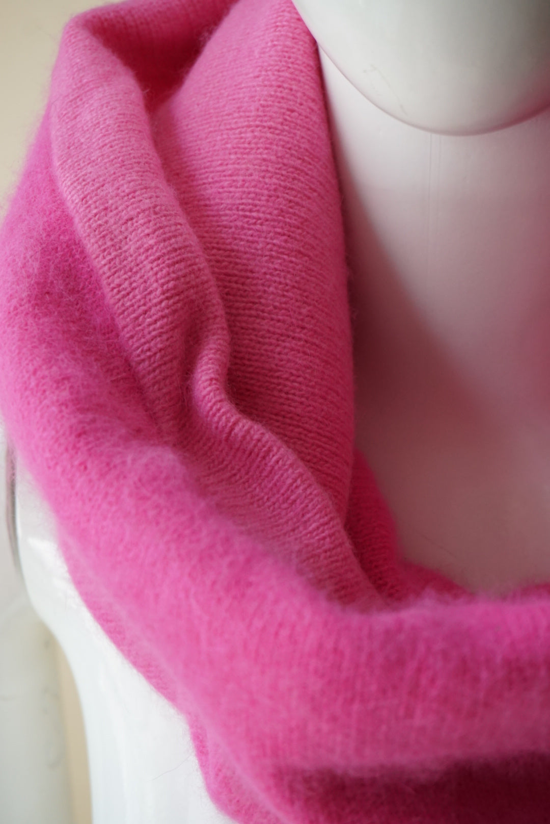 Reiss Angora Pink Infinity Scarf