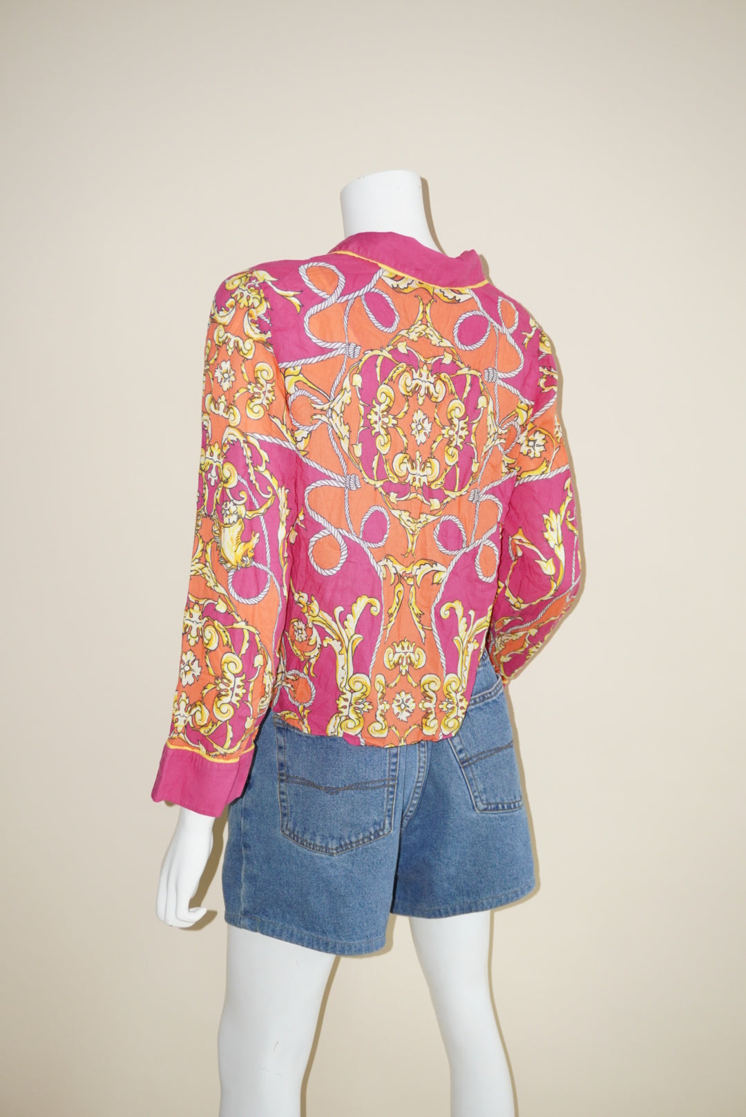 By Anthropologie Paisley Button Up Collar Blouse - Size Small