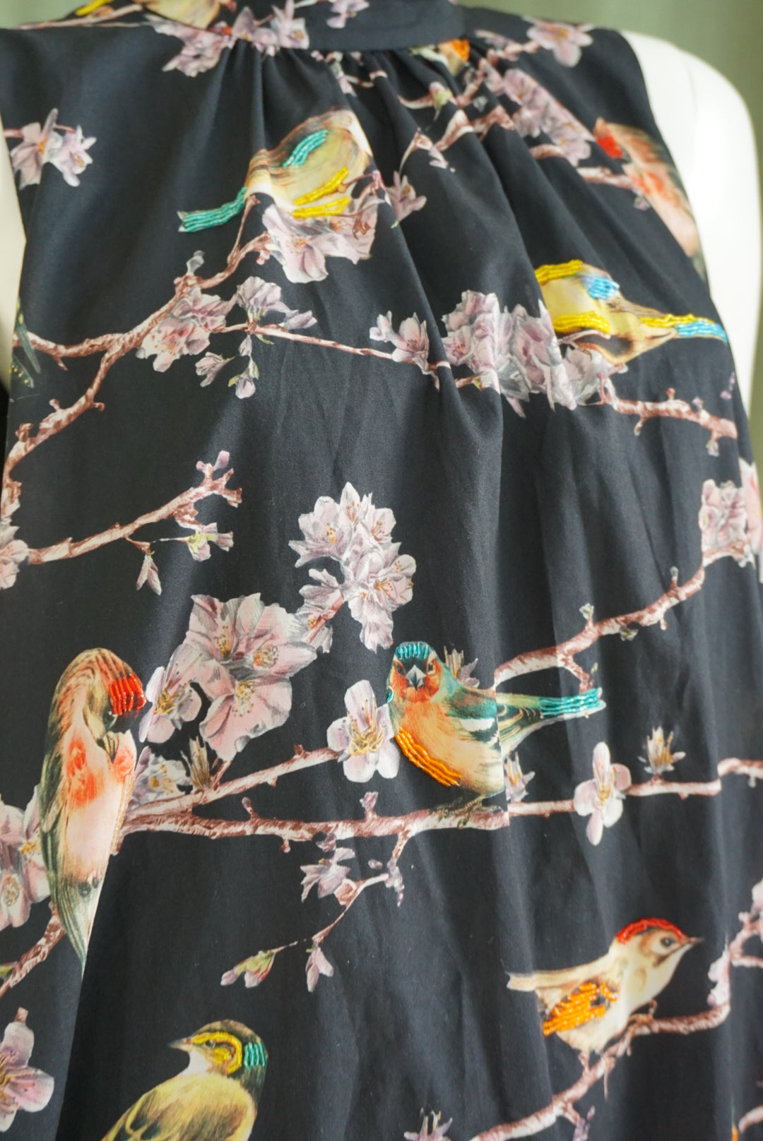 Ted Baker London Embellished Bird Sleeveless Swing Dress - Size 2