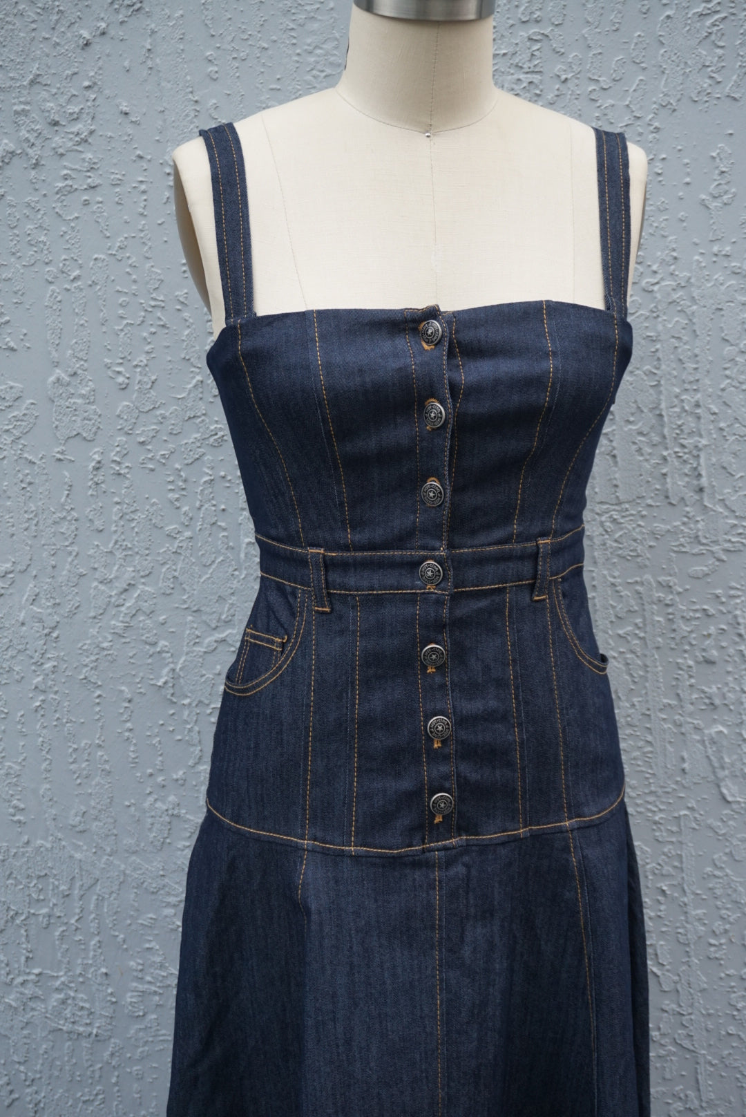 "Cinq à Sept" Stretch Denim Dark Wash "Veena" Dress NWT - Size 2
