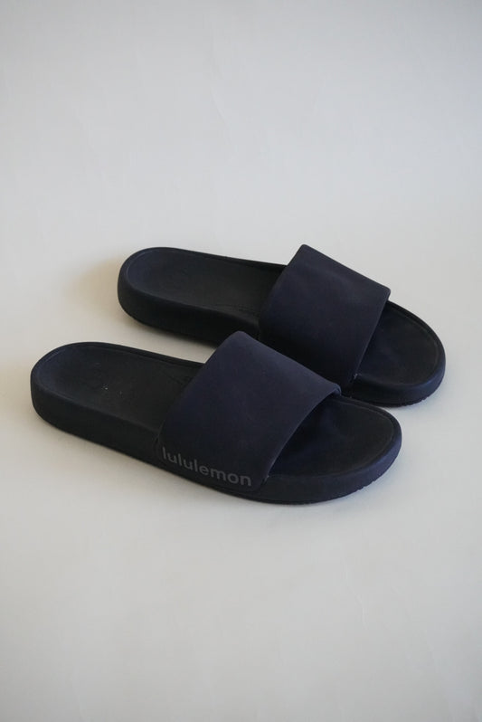 Lululemon Restfeel Black Slides - Size 10