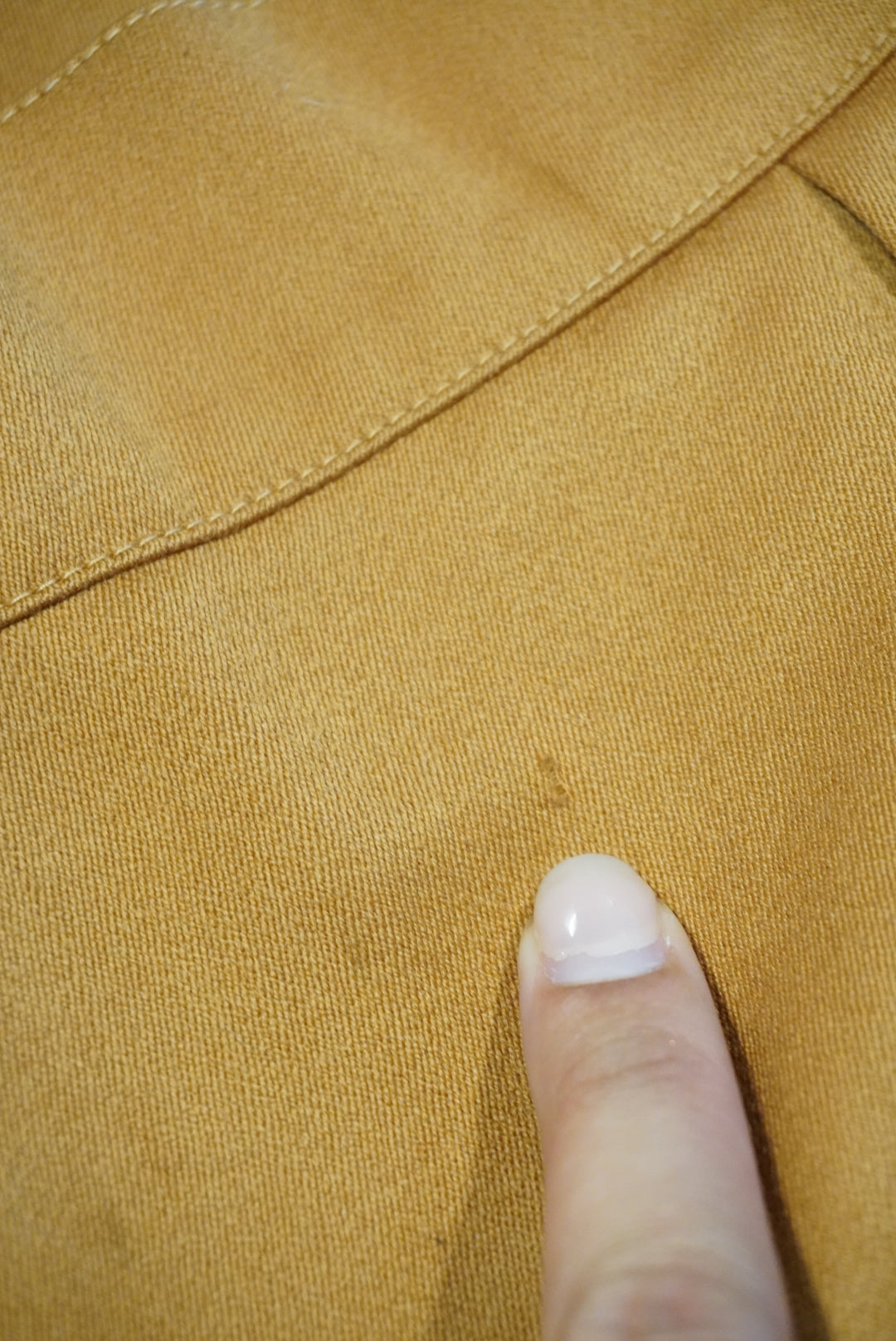 Hermes 70's VTG Camel Brown Wool Pleated Pencil Skirt - Size 38