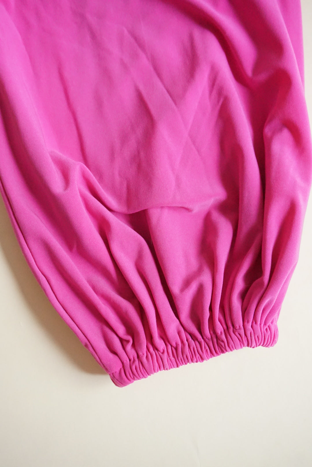 Norma Kamali Pink Lycra Slip Jog Jumpsuit - Size Small