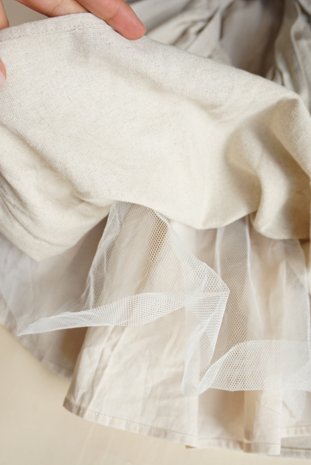 Meshki Siran Puff Sleeve Khaki Corset Linen Mini Dress NWT - Size Medium