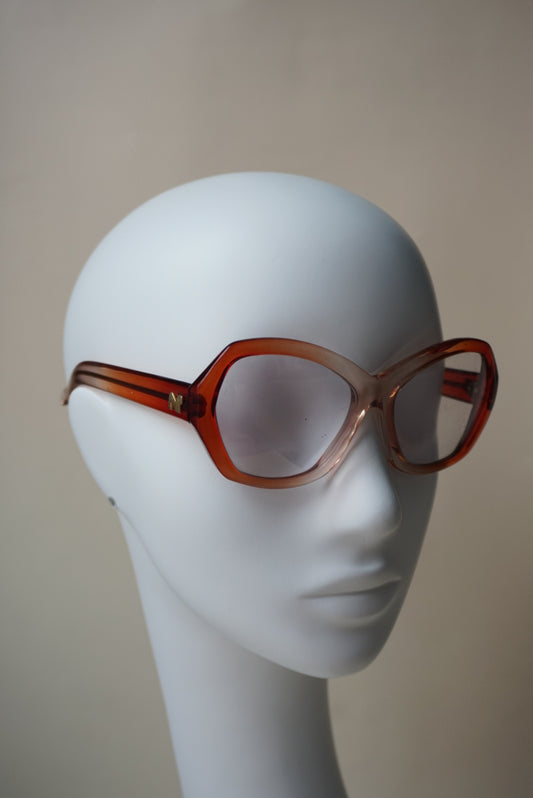 "Nina Ricci" Vintage Ombre Large Sunglasses