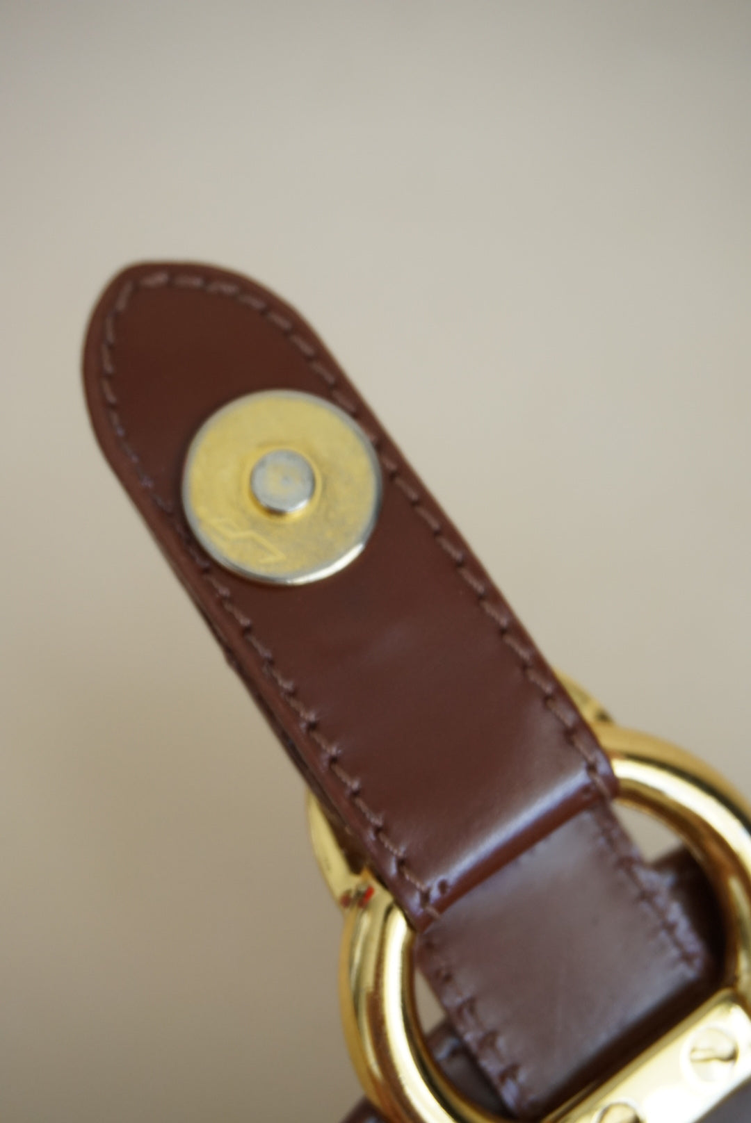 Bally Canvas Woven Brown Patent Leather Cross Body Messenger Bag