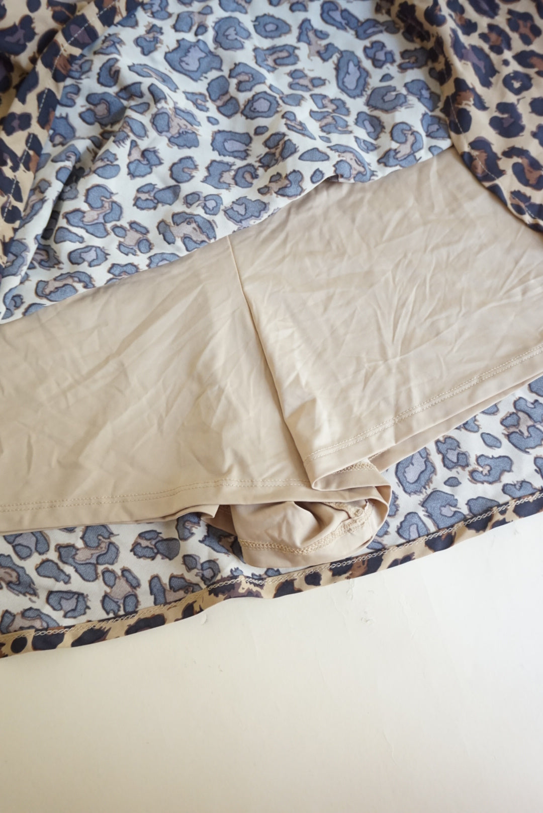 Abercrombie & Fitch Cheetah Leopard Print Mid Rise Skort - Size XL