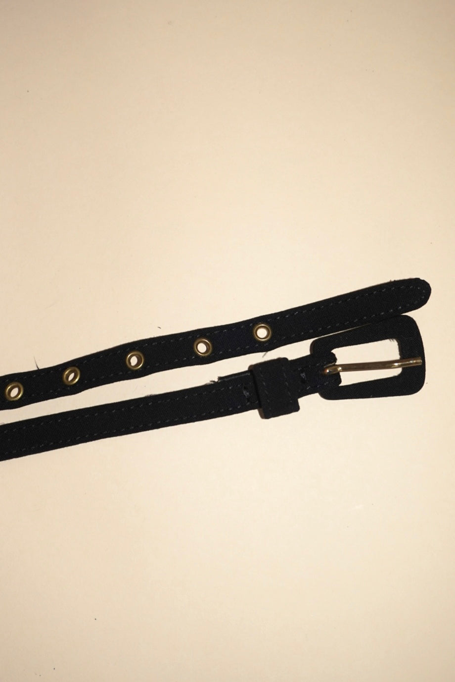 “Oscar De La Renta” Vintage Fabric Skinny Belt
