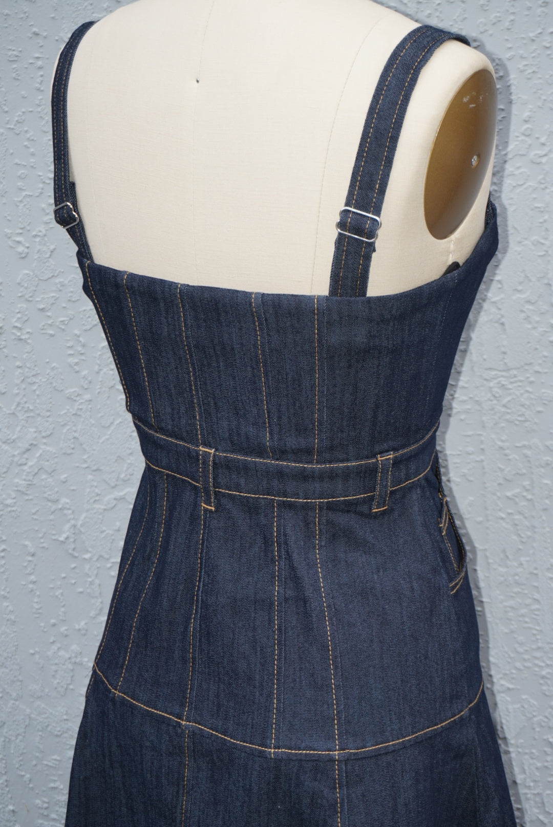 "Cinq à Sept" Stretch Denim Dark Wash "Veena" Dress NWT - Size 2