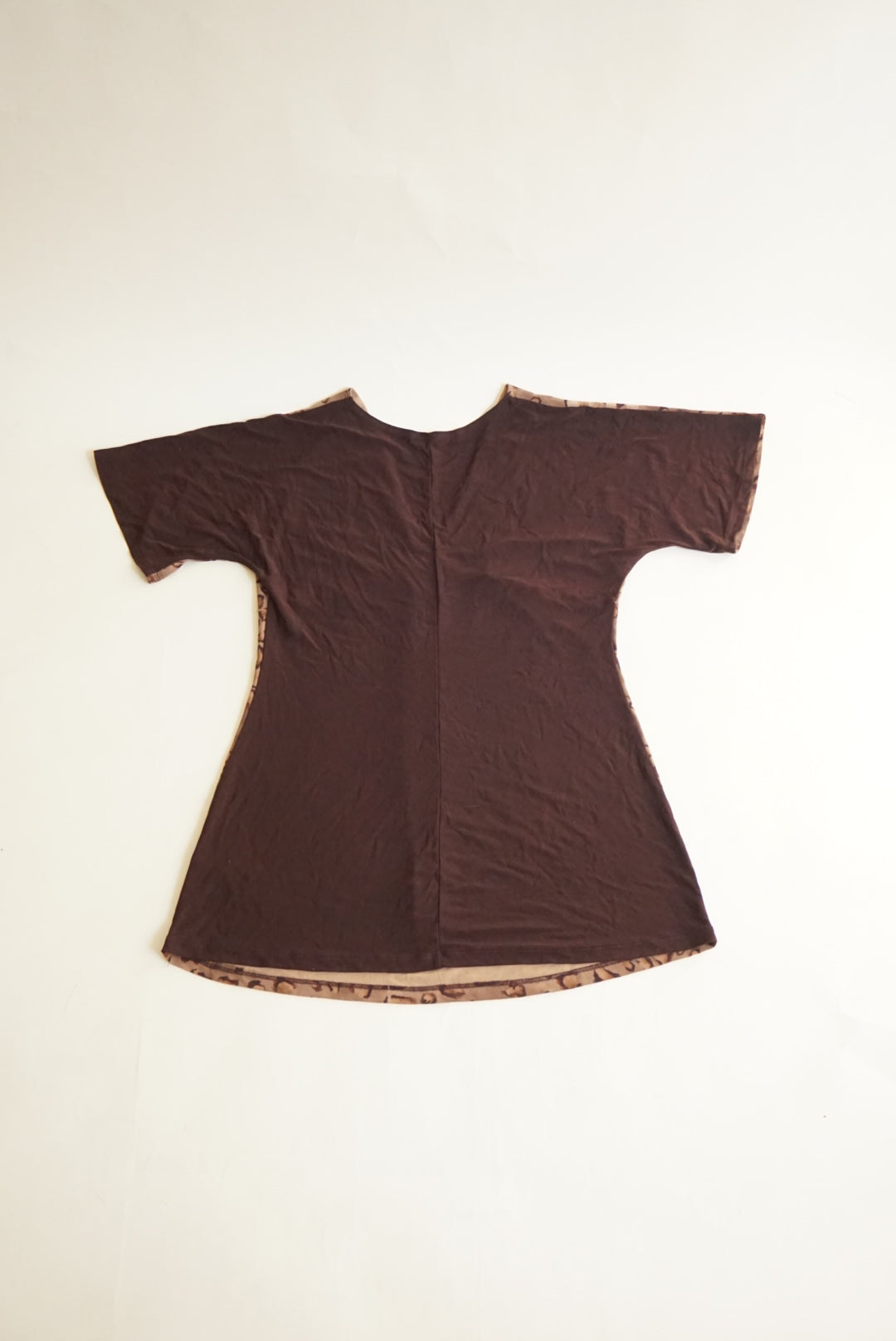 Charlotte Russe Vintage Y2K Leopard Brown Baby Doll Tunic - Size Medium