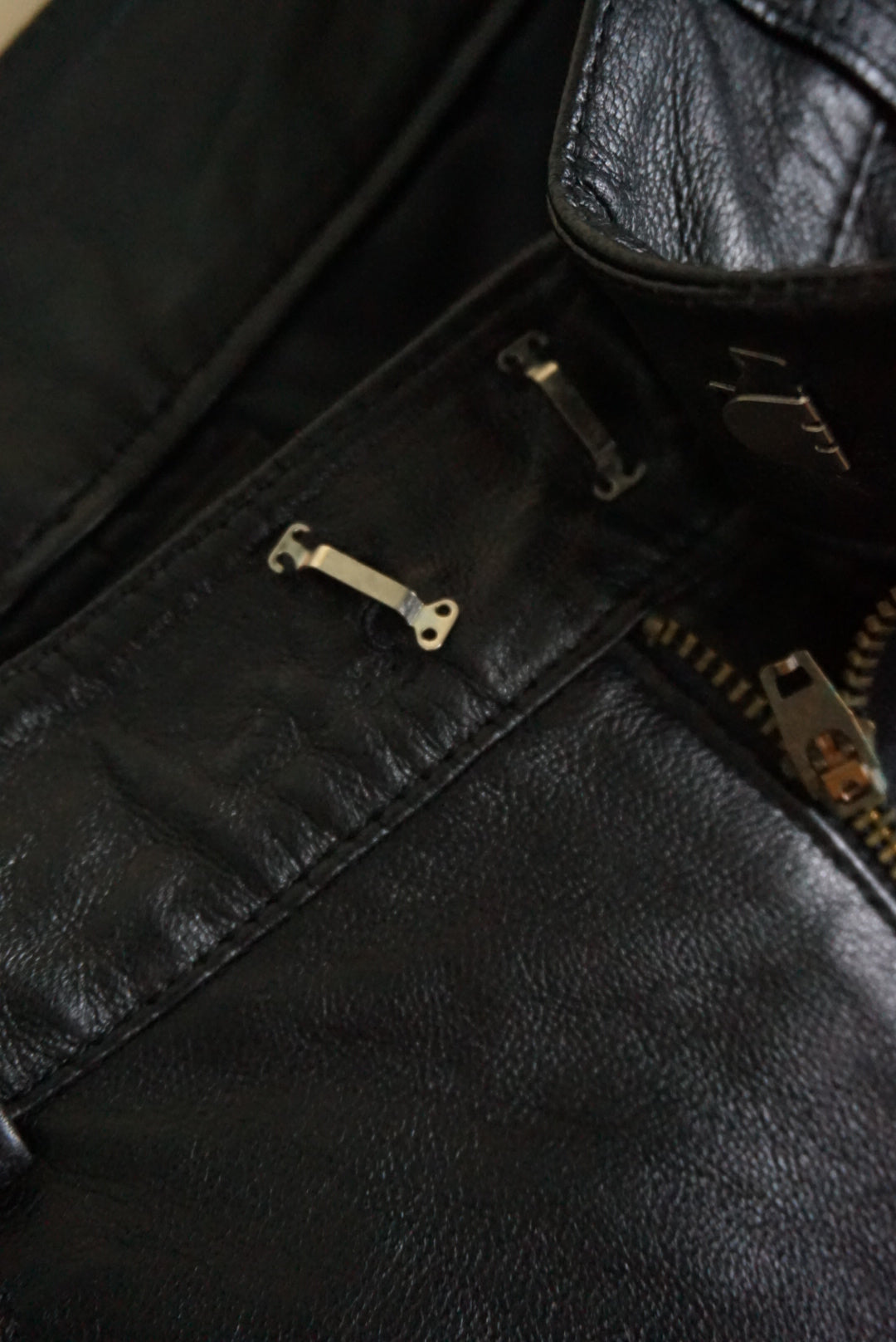 I.N.C Vintage Leather Black Pants - Size 6