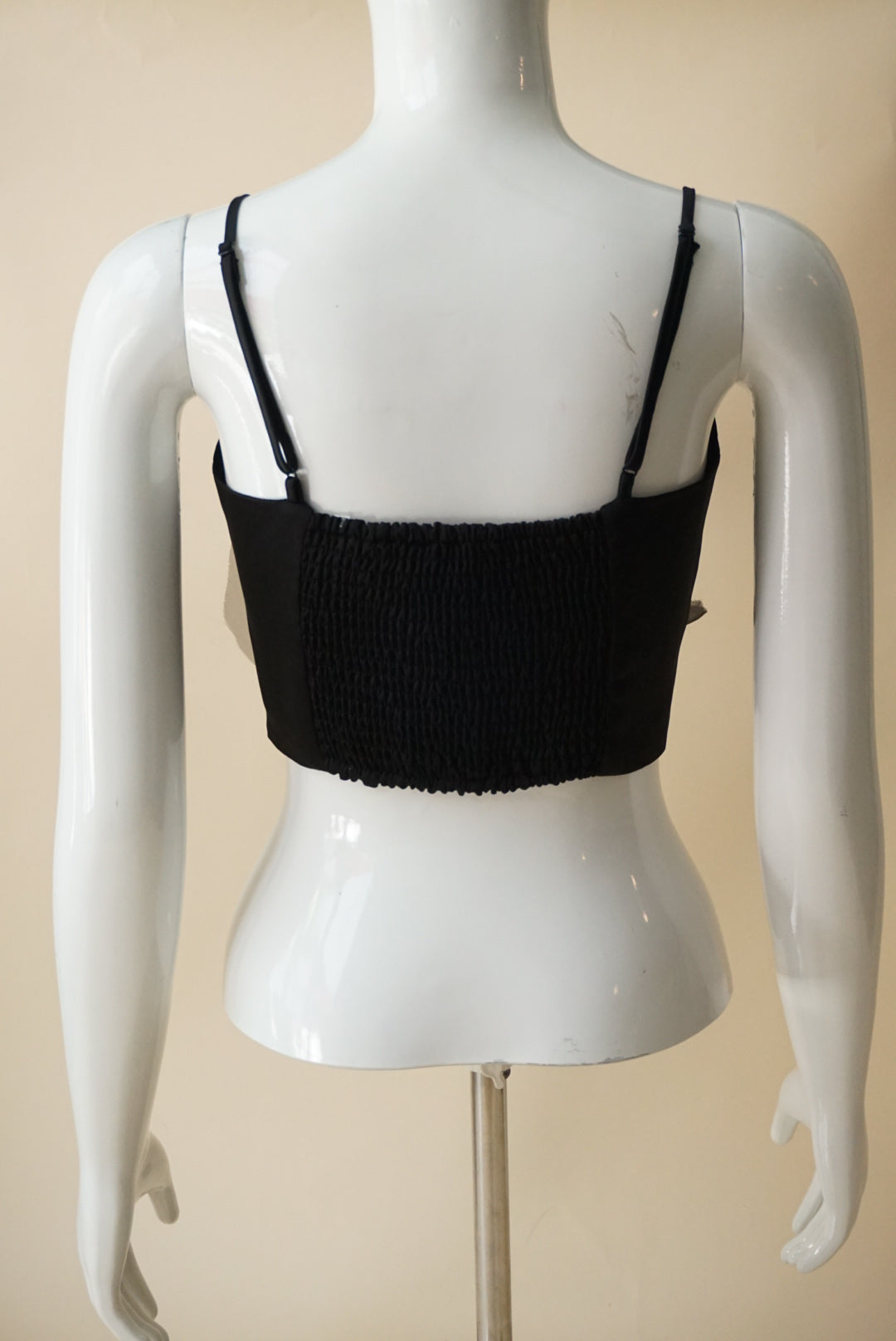 Rachel Zoe Floral Applique Black Tank NWT - Size XS