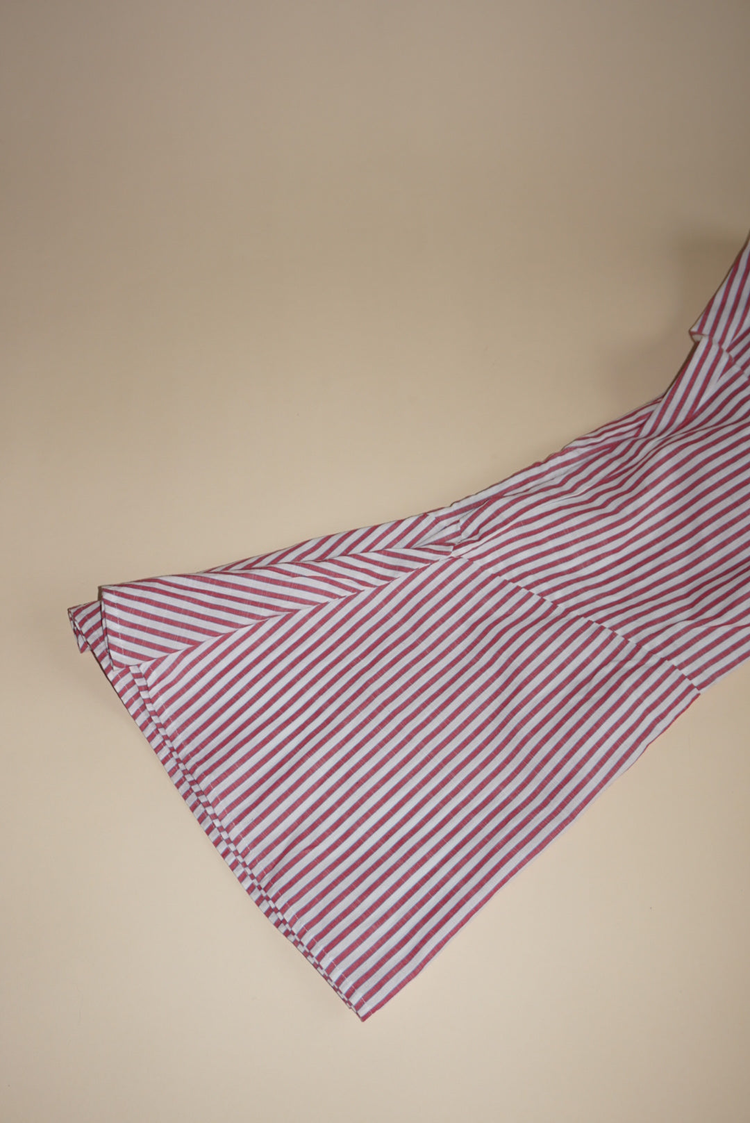 "Maria De La Orden" Pinstripe Flare Cotton Pants - Size Small