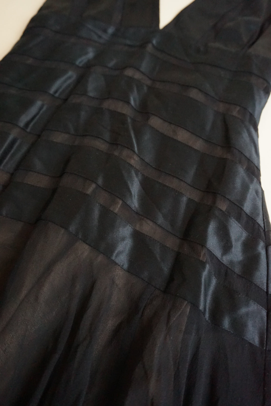 BCBG MAXAZRIA Vintage Black Halter Silk NWT Whimsy Gown - Size 2