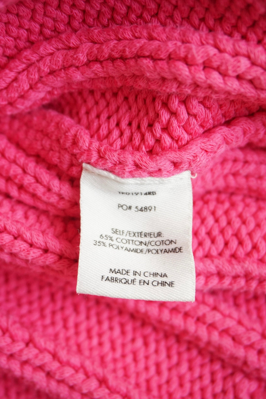 Derek Lam 10 Crosby Pink Cable Crewneck Sweater - Size XS