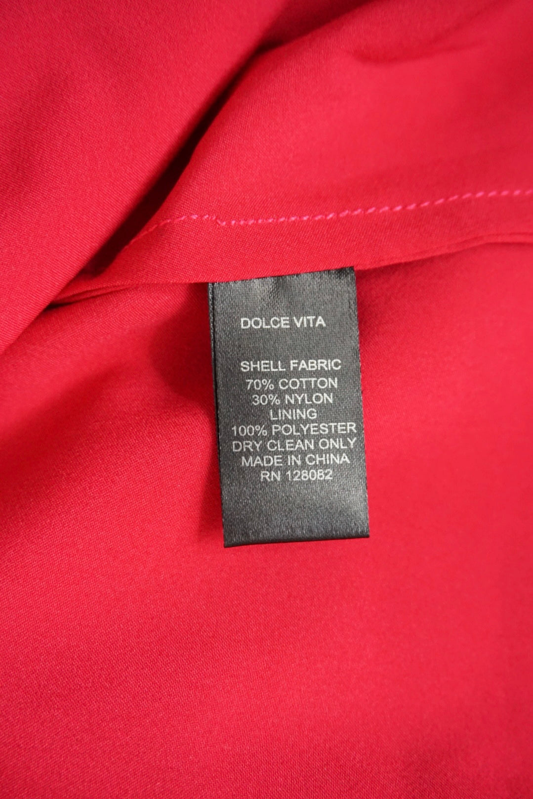 Dolce Vita Red Lace Embroidered Mini Cocktail Dress - Size Large