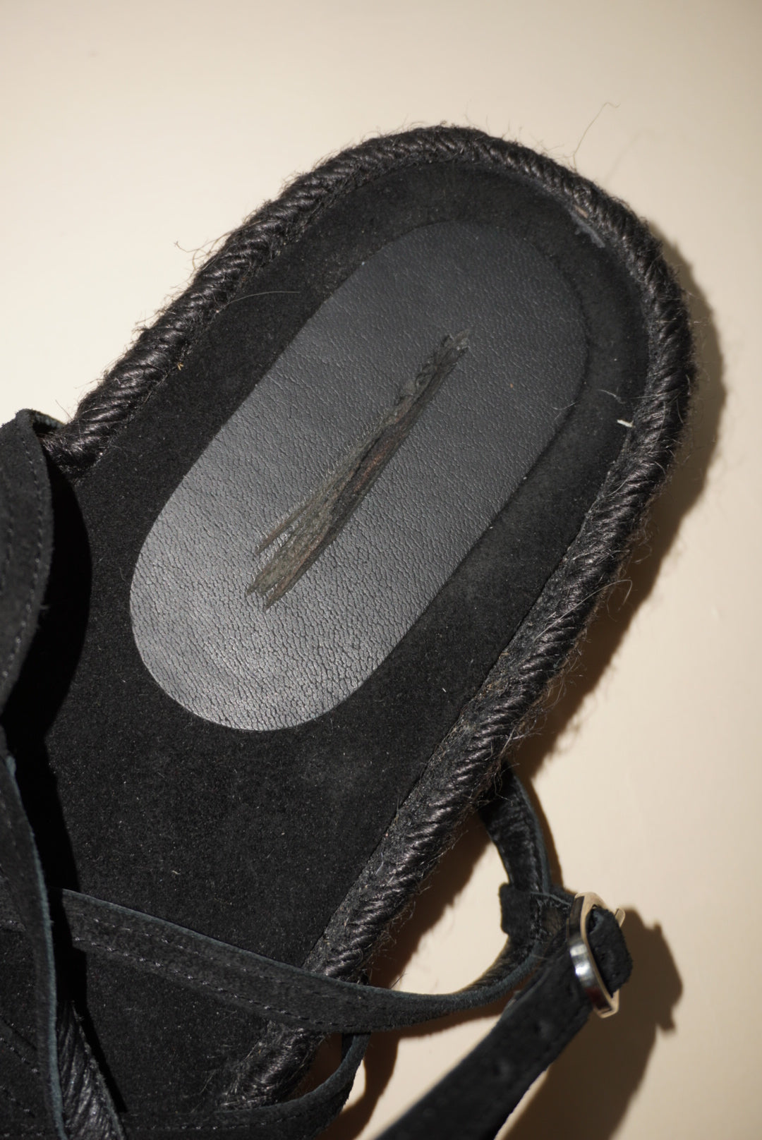 Brochu Walker Black Dawson Espadrille Sandals - Size 10