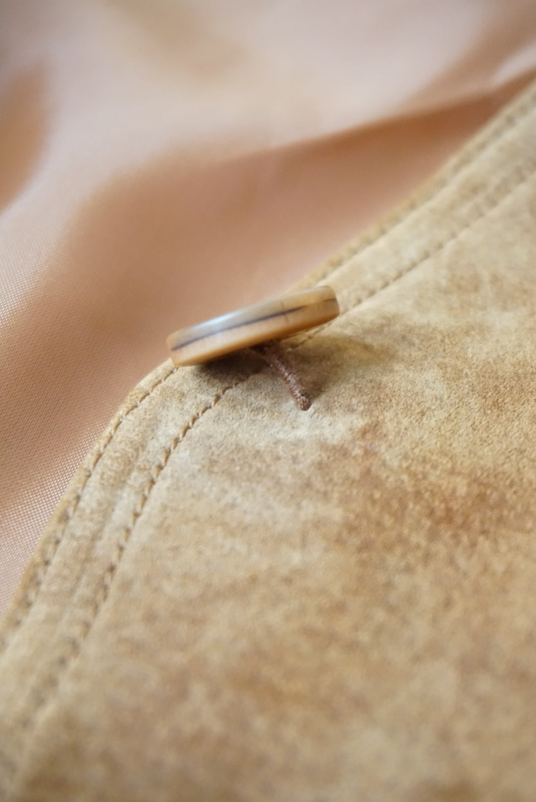 Kathy Ireland Suede Leather Western Vest - Size Small